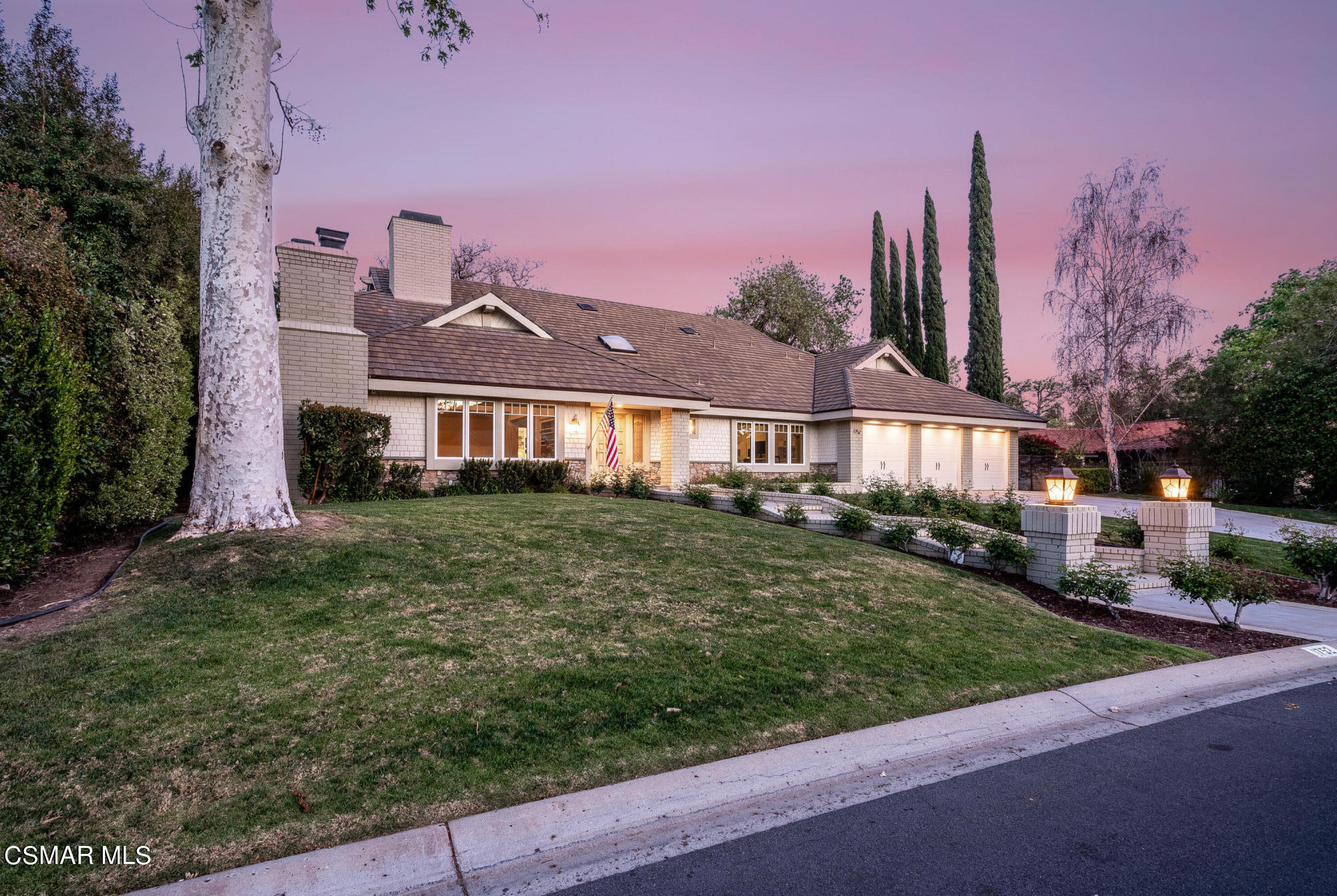 1752 Upper Ranch Road Westlake Village, CA 91362 - Photo 2 of 37 a front view of a house with a yard