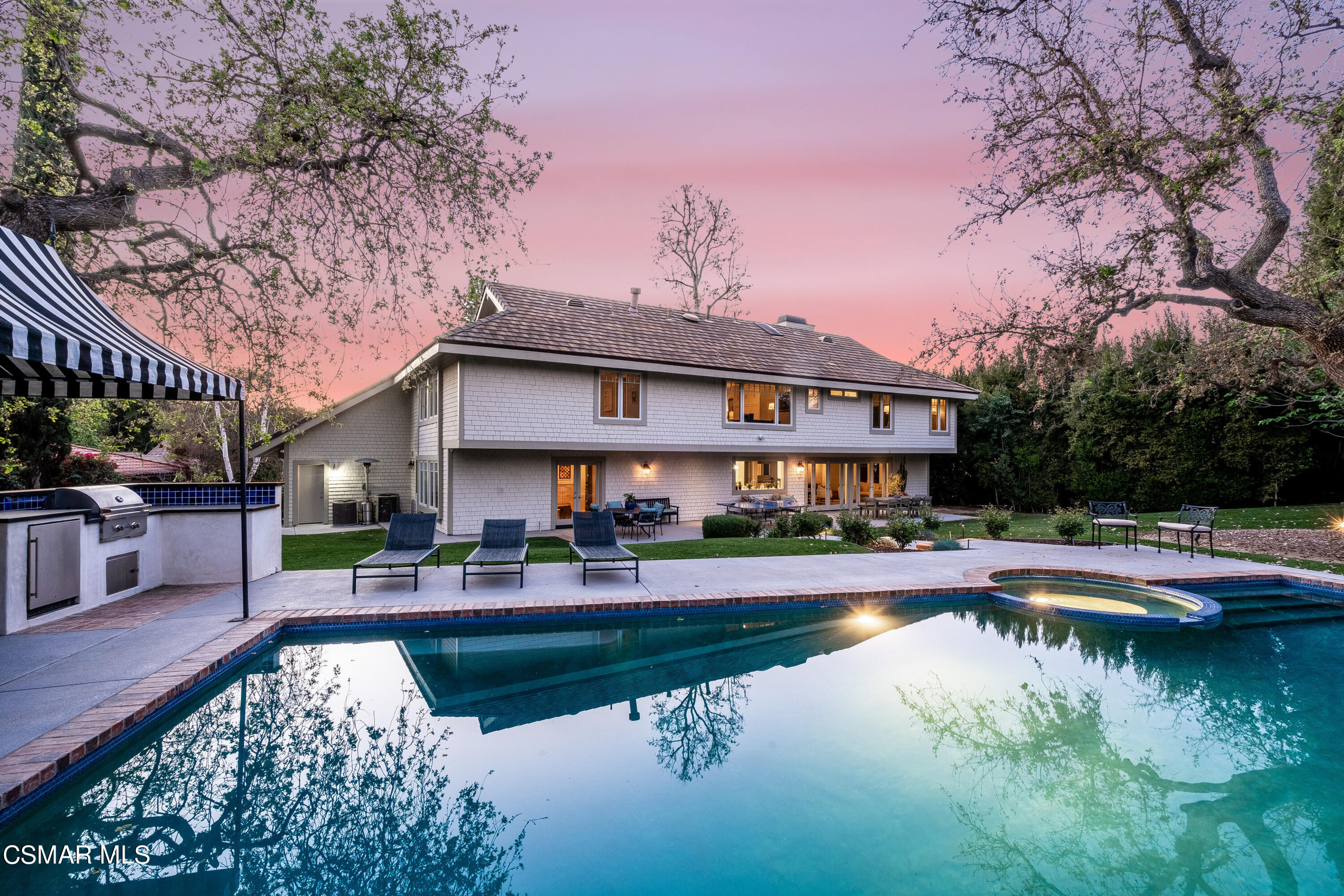 1752 Upper Ranch Road Westlake Village, CA 91362 - Photo 29 of 37 a house with swimming pool in front of it