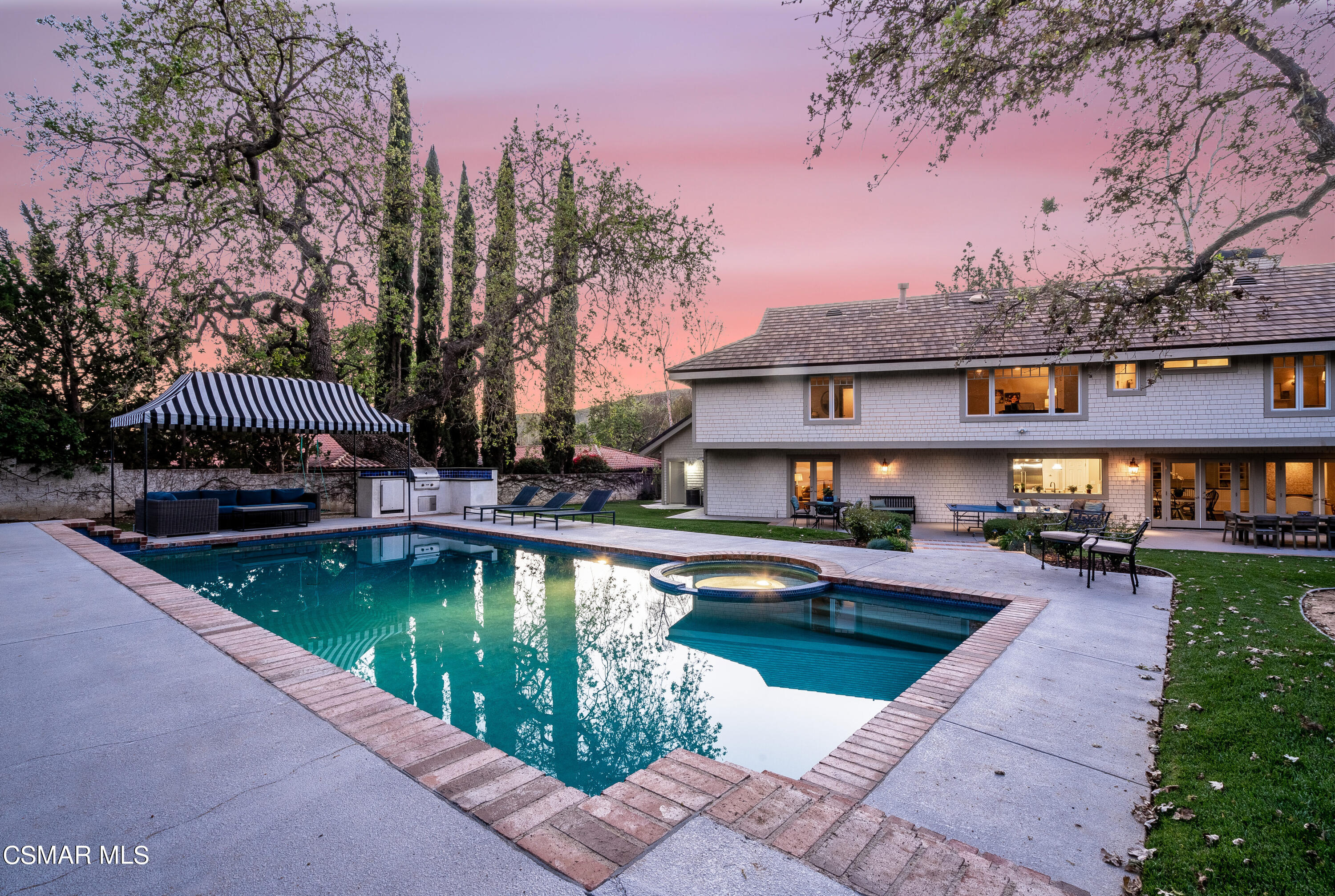 1752 Upper Ranch Road Westlake Village, CA 91362 - Photo 30 of 37 a view of a swimming pool with a patio