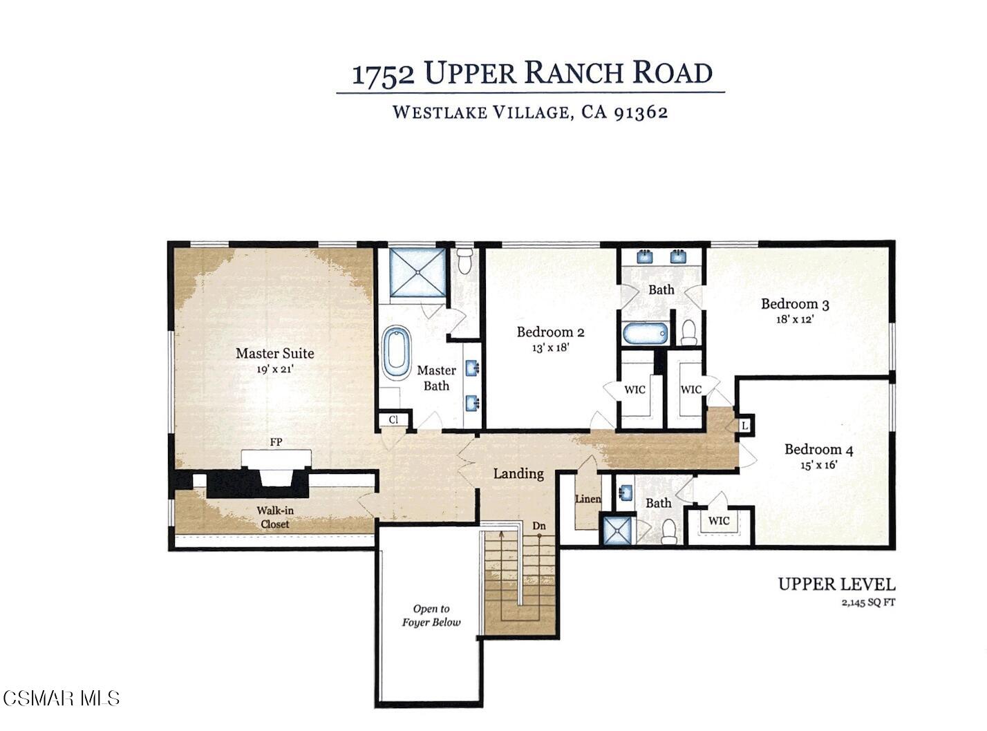 1752 Upper Ranch Road Westlake Village, CA 91362 - Photo 37 of 37 a picture of a floor plan