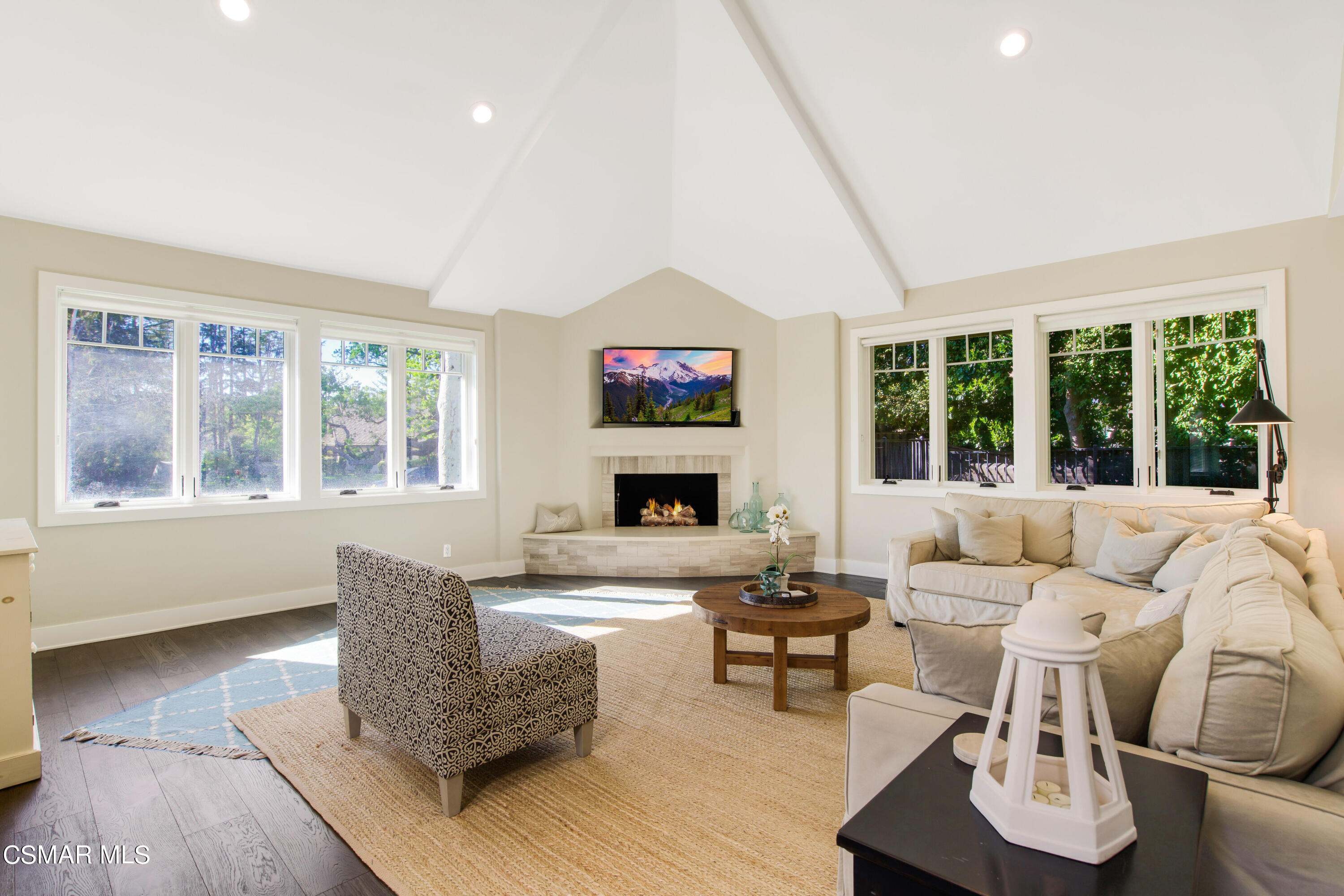 1752 Upper Ranch Road Westlake Village, CA 91362 - Photo 5 of 37 a living room with furniture large window and flat screen tv