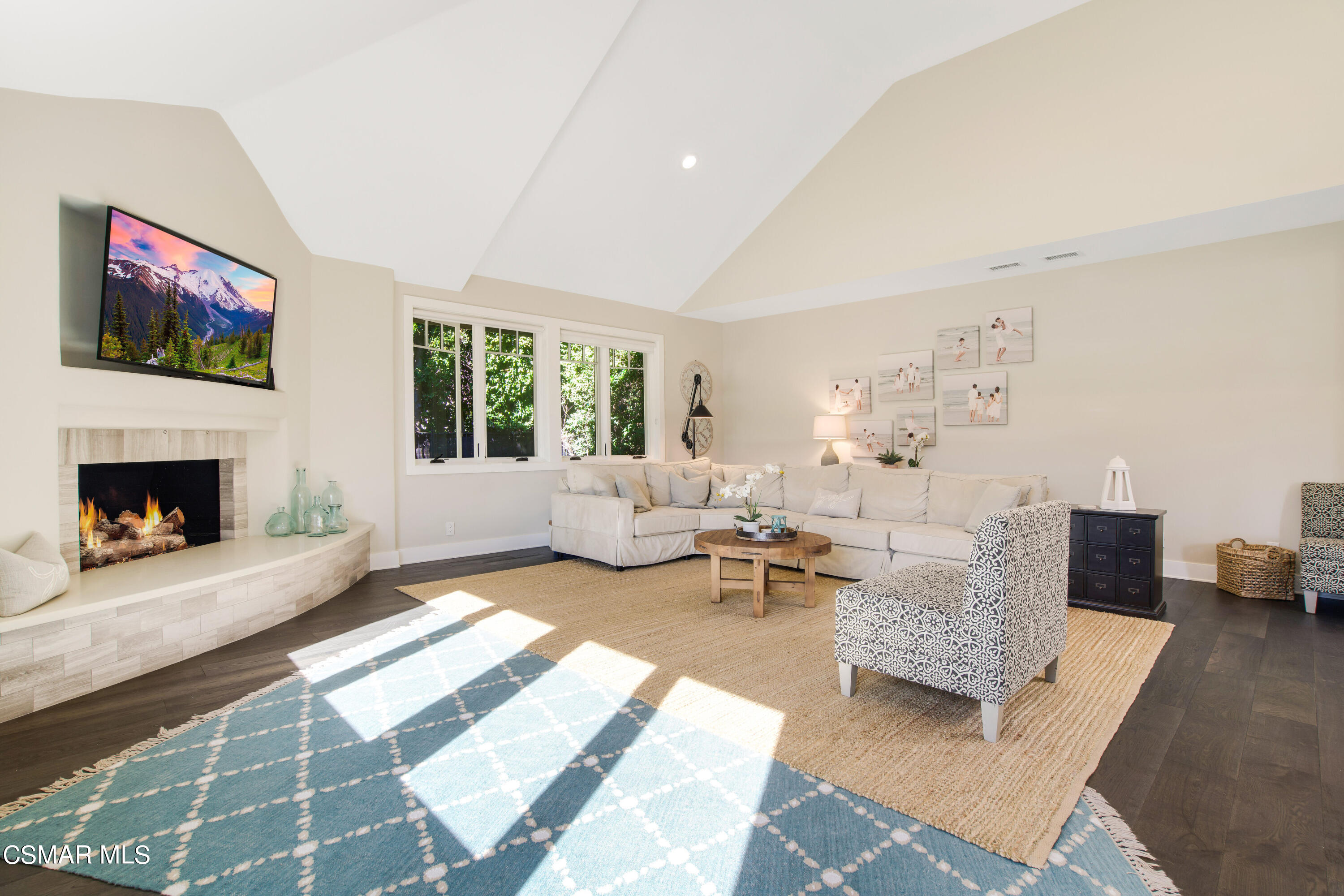 1752 Upper Ranch Road Westlake Village, CA 91362 - Photo 6 of 37 a living room with furniture and a fireplace