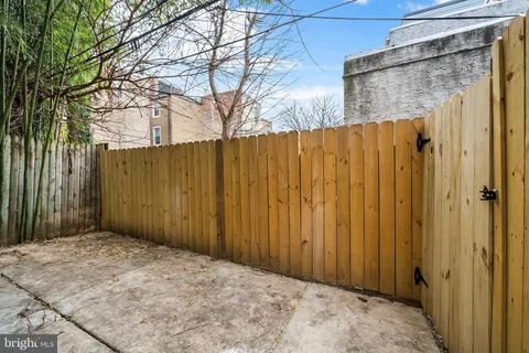 a view of wooden fence