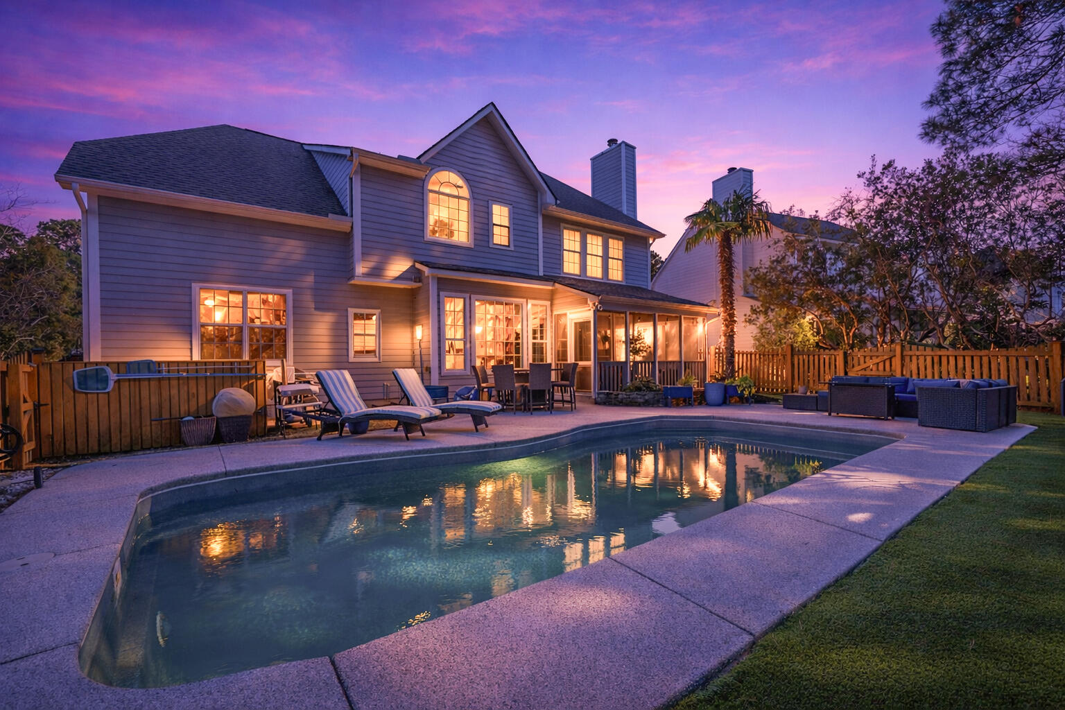 2876 Colonnade Drive Mount Pleasant, SC 29466 - Photo 2 of 39 Twilight Pool
