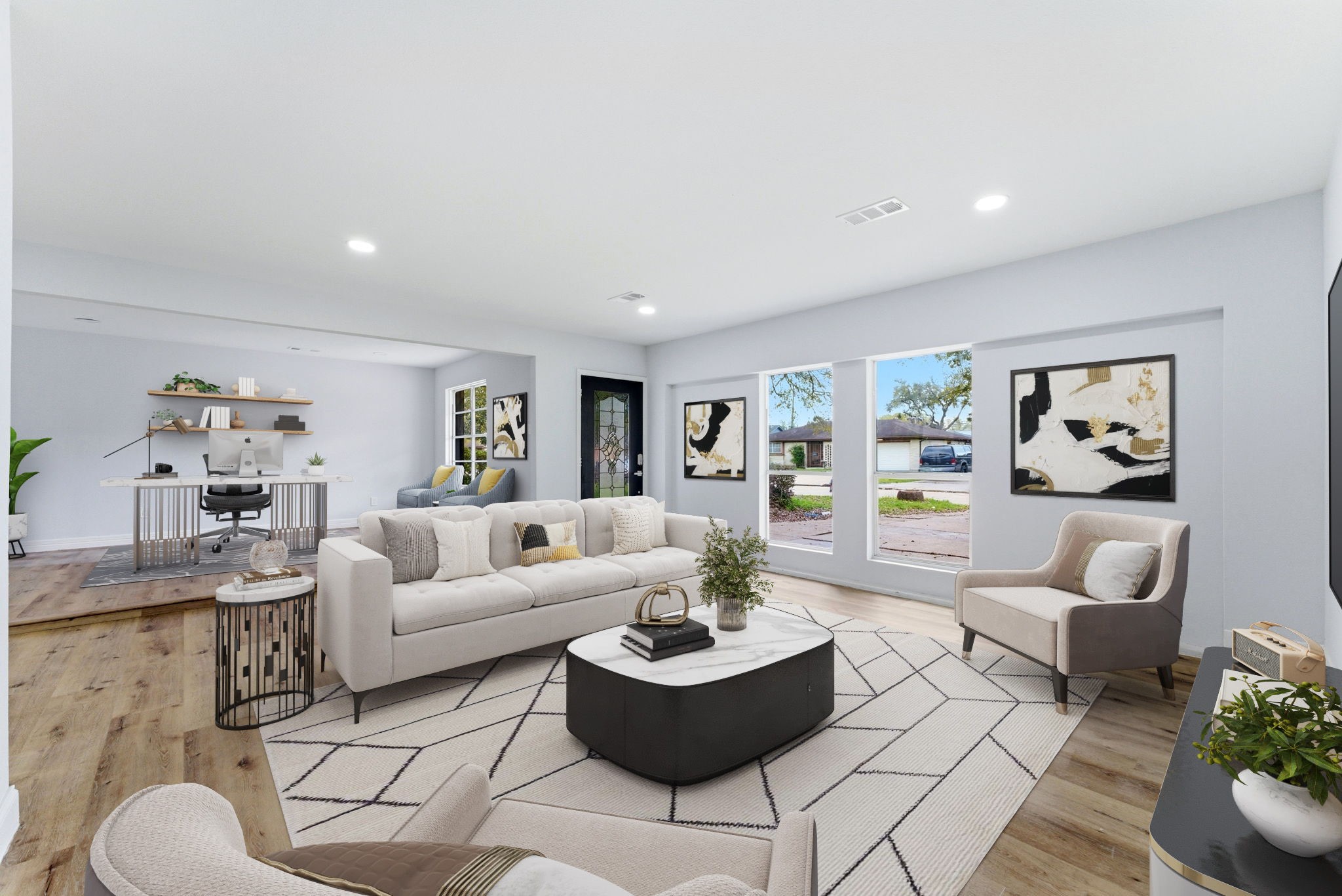 910 Beaver Bend Road Houston, TX 77088 - Photo 8 of 48 This space just feels right; bright, open, and effortlessly welcoming, with a layout that instantly makes you feel at home. **Virtually Staged**