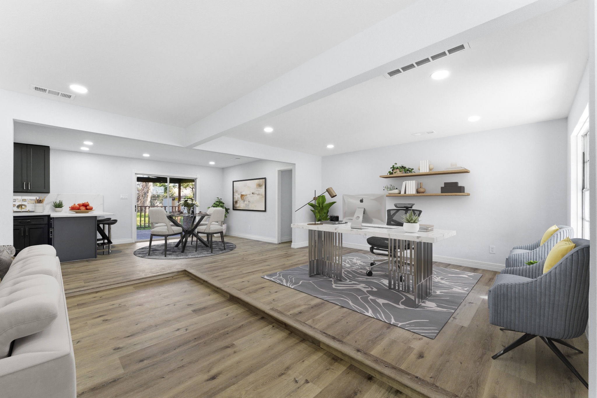 910 Beaver Bend Road Houston, TX 77088 - Photo 9 of 48 This is where everyday living comes together: an open, connected space that flows seamlessly from work to dining to relaxing without missing a beat. **Virtually Staged**