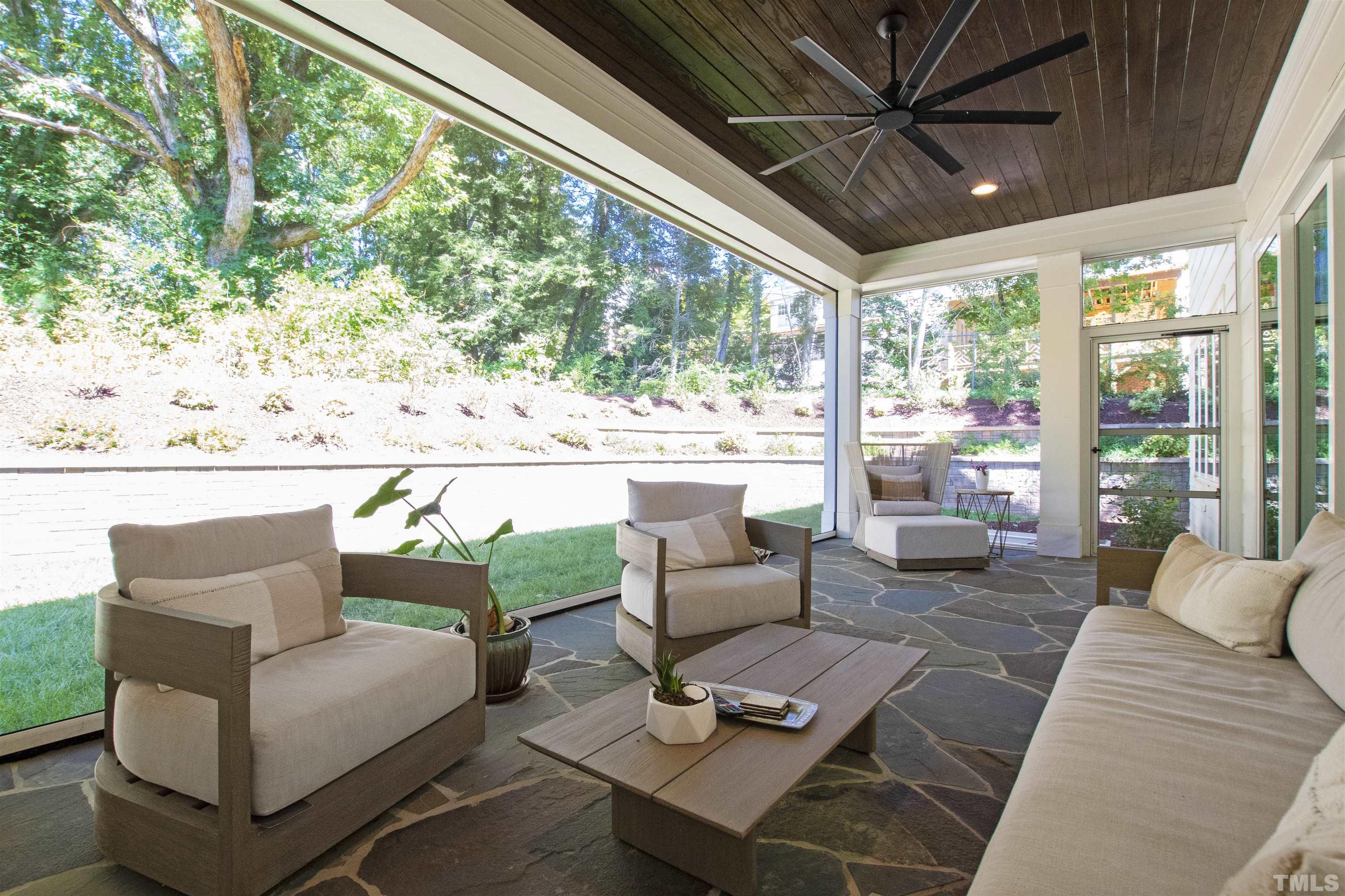 3512 Catalano Drive Raleigh, NC 27607 - Photo 59 of 64 a outdoor living space with furniture and garden view