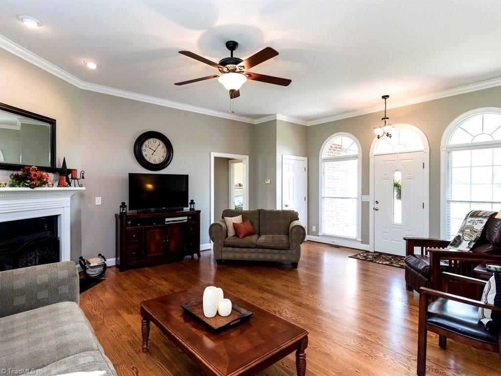 4202 Burch Bridge Road Burlington, NC 27217 - Photo 2 of 24 Front Entry/Family w/Hardwoods