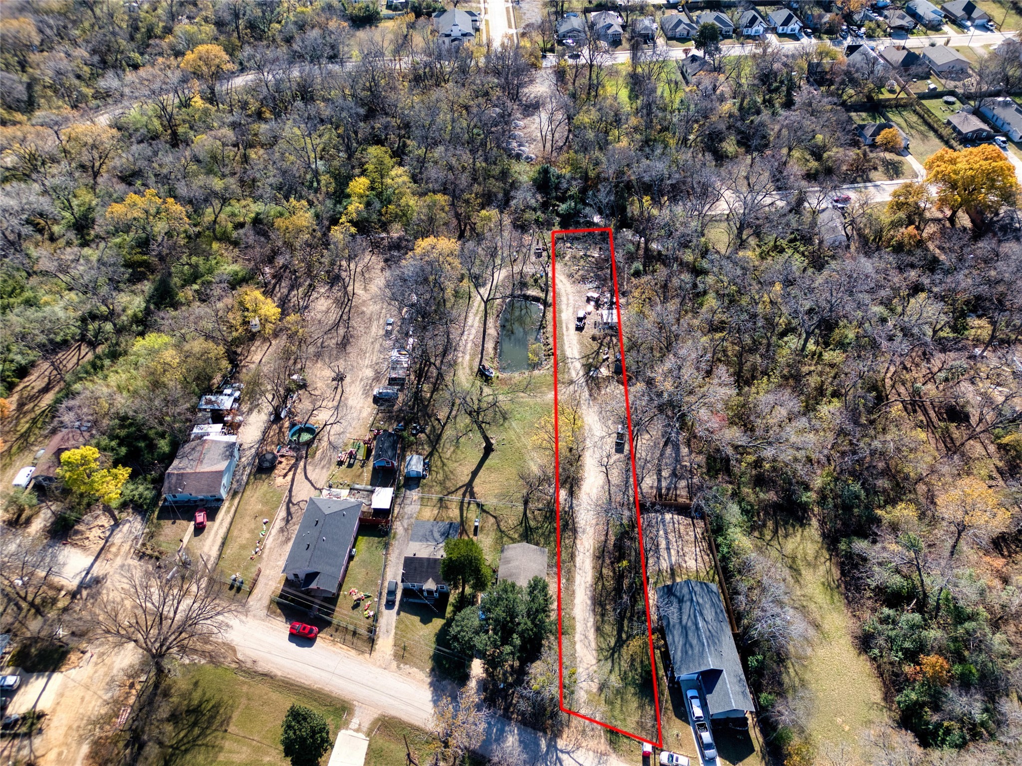 4602 Burma Road Dallas, TX 75216 - Photo 2 of 5 an aerial view of residential houses with outdoor space