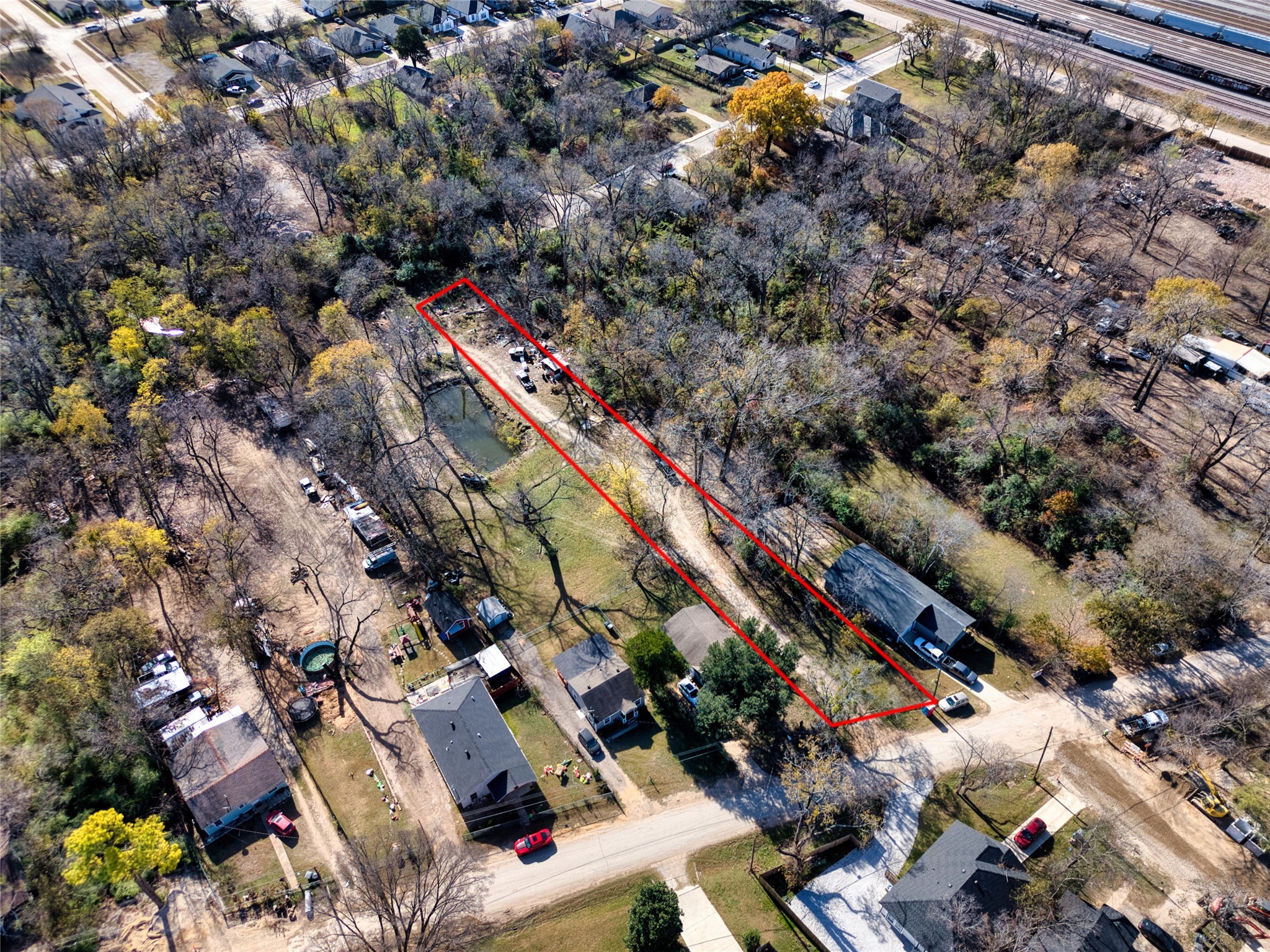 4602 Burma Road Dallas, TX 75216 - Photo 3 of 5 an aerial view of residential houses with outdoor space