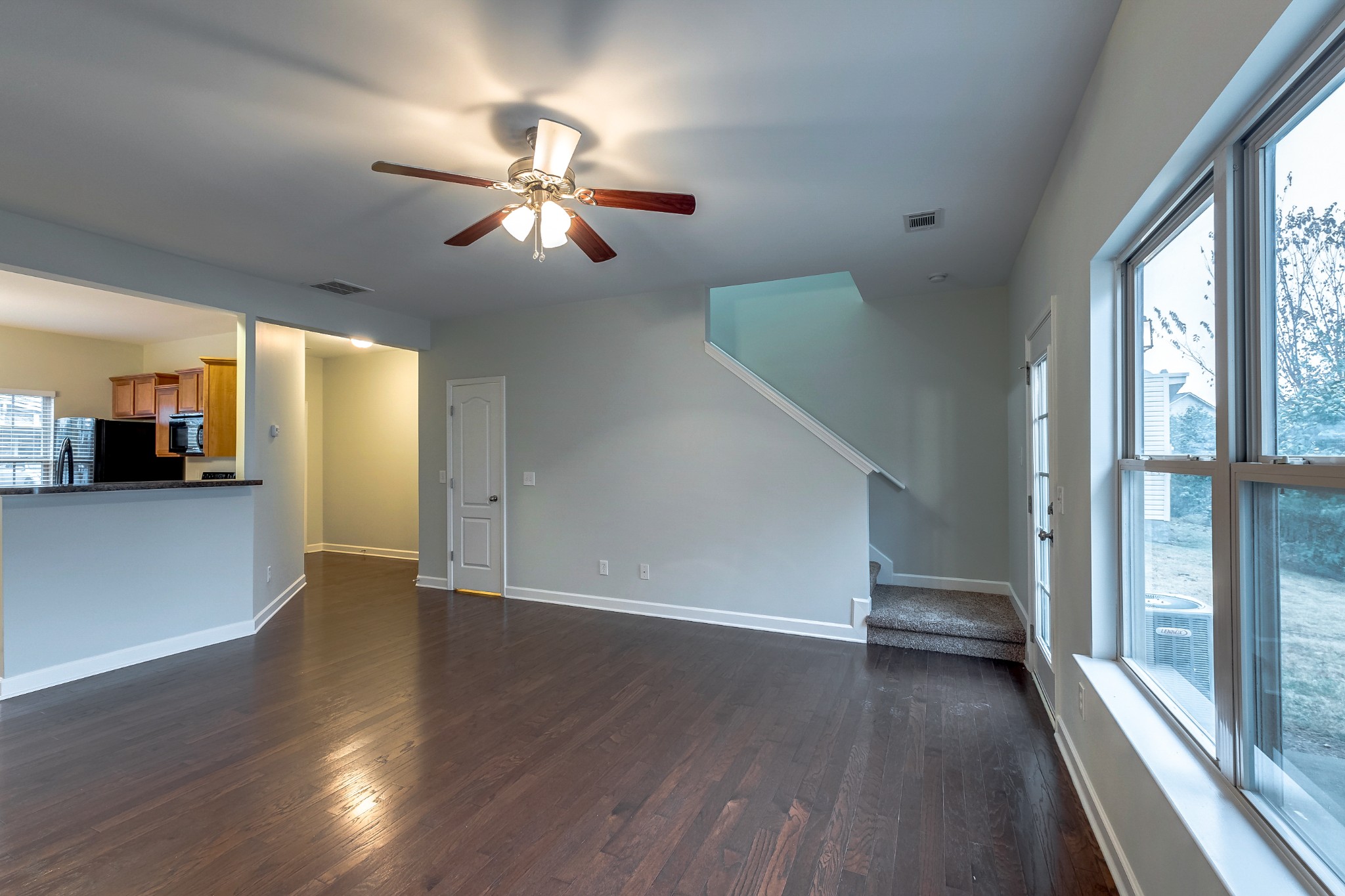 5441 Perlou Lane Murfreesboro, TN 37128 - Photo 8 of 35 a view of empty room with wooden floor and fan