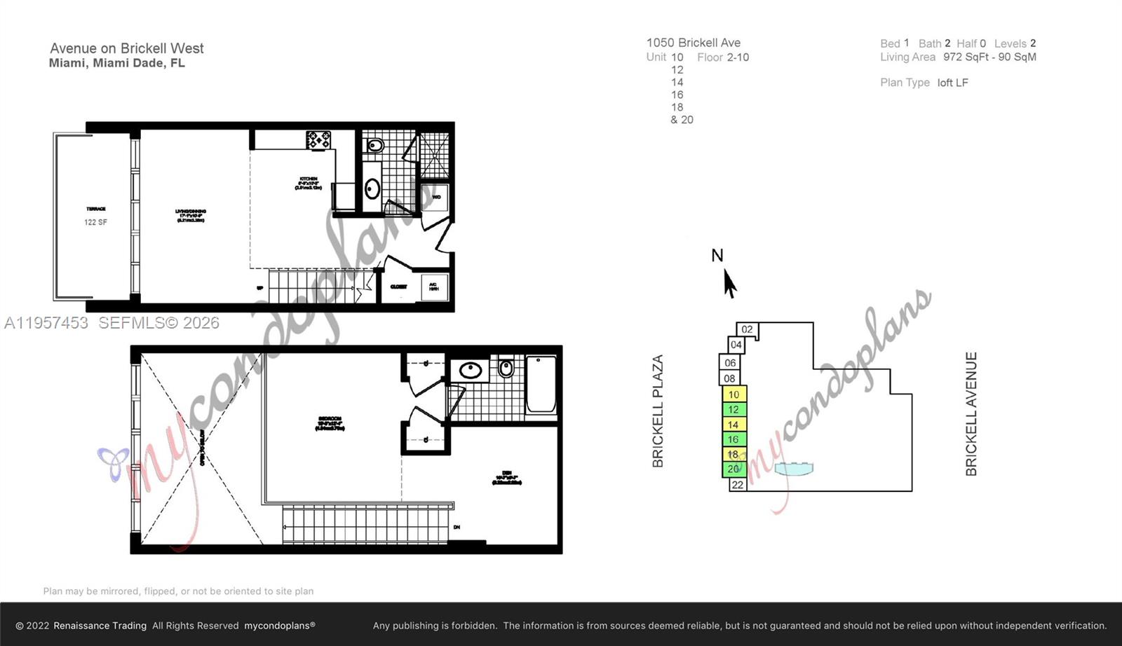 1050 Brickell Avenue, Unit 818 Miami, FL 33131 - Photo 19 of 19