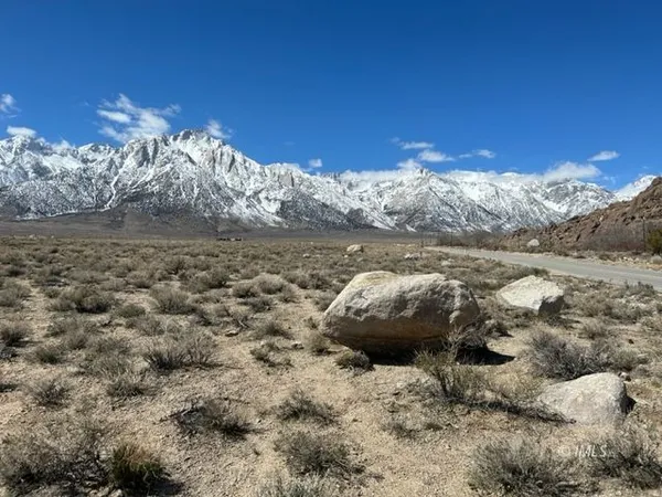 a view of a lake with a mountain
