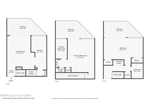 $529,900 | 6355 South Hwy A1A, Unit 4, Melbourne Beach, FL 32951
