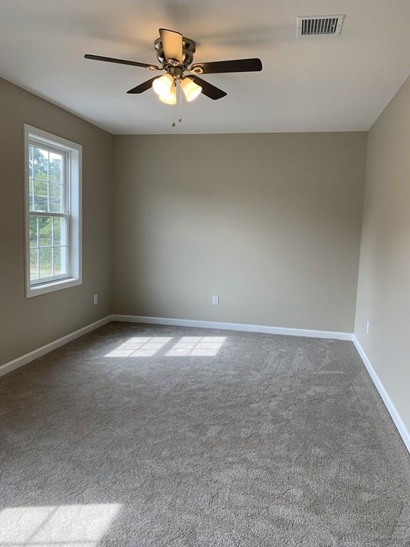 55 Delaware Avenue Springfield, MA 01119 - Photo 16 of 20 en empty room with windows and chandelier fan