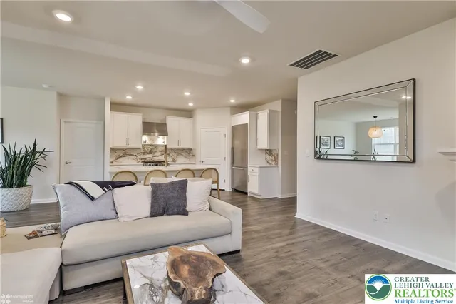a view of a livingroom with a fireplace
