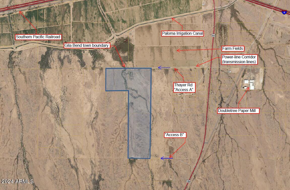 0 West Thayer Road Gila Bend, AZ 85337 - Photo 2 of 19 Aerial 2