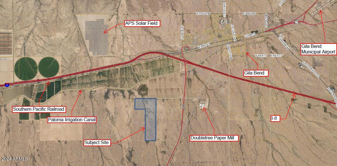 0 West Thayer Road Gila Bend, AZ 85337 - Photo 3 of 19 Aerial 3