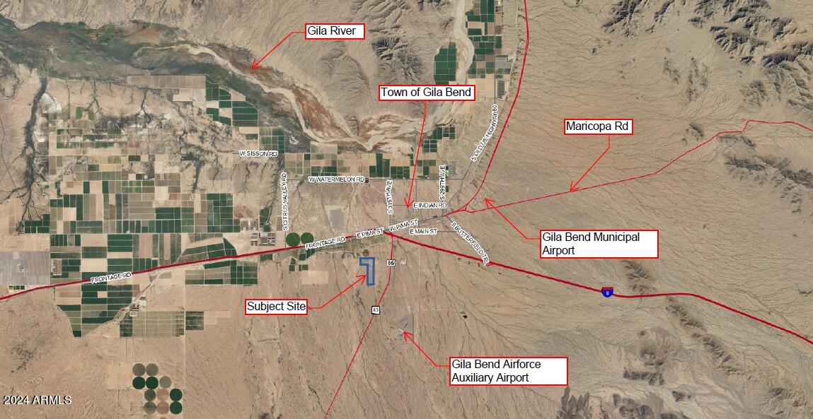 0 West Thayer Road Gila Bend, AZ 85337 - Photo 4 of 19 Aerial 4