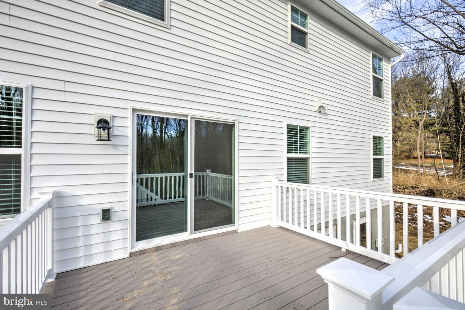158 Leary Road Honey Brook, PA 19344 - Photo 8 of 41 Inviting composite deck with steps to future patio