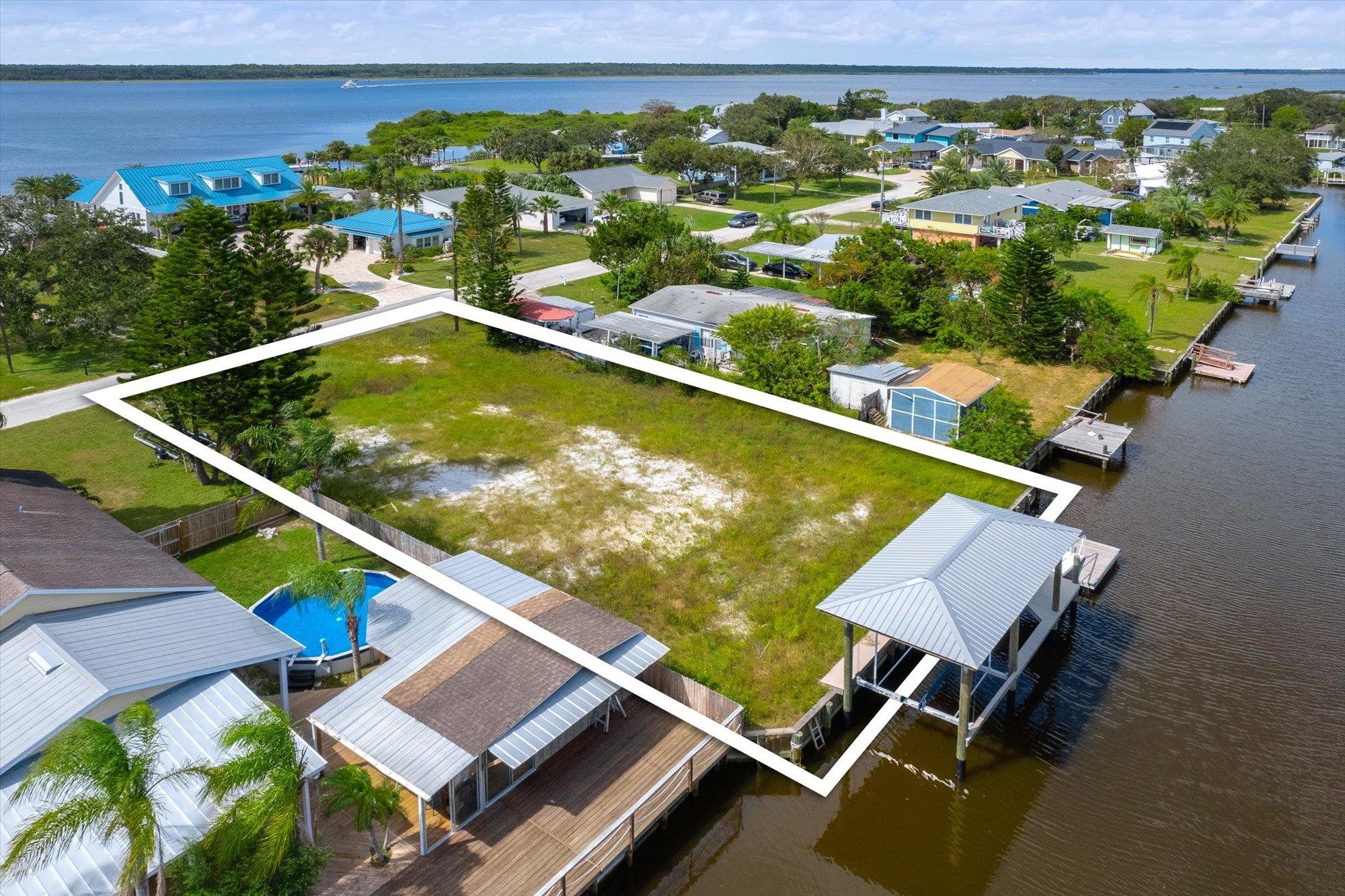 6334 Salado Road St. Augustine, FL 32080 - Photo 2 of 22 an aerial view of a pool