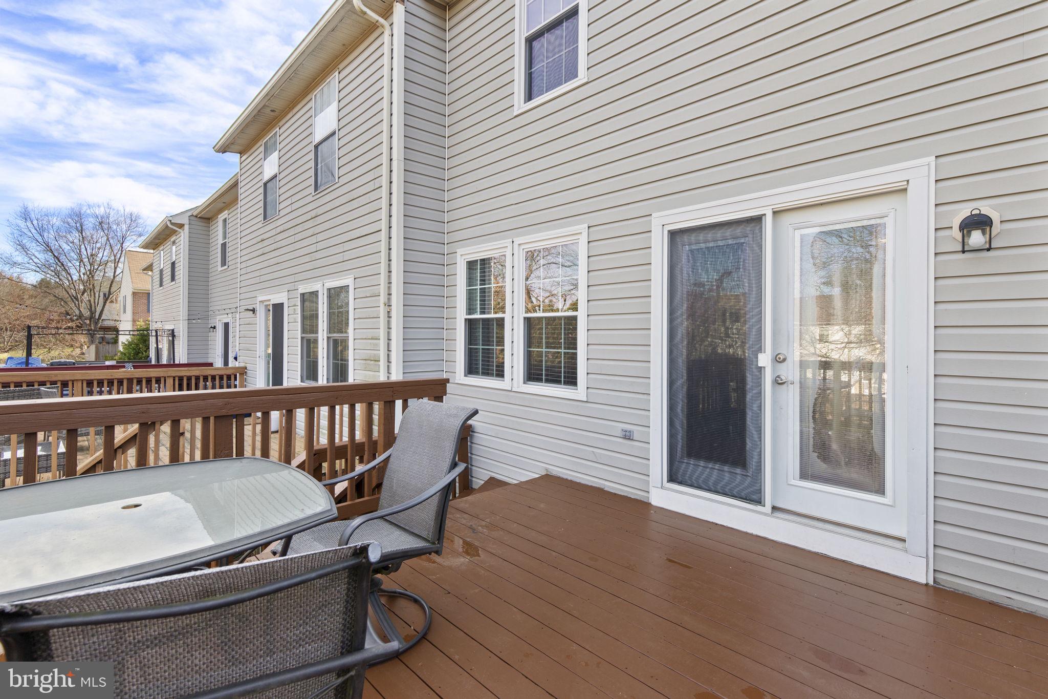 322 Overlea Place Abingdon, MD 21009 - Photo 23 of 27 a view of a chair and table in the balcony