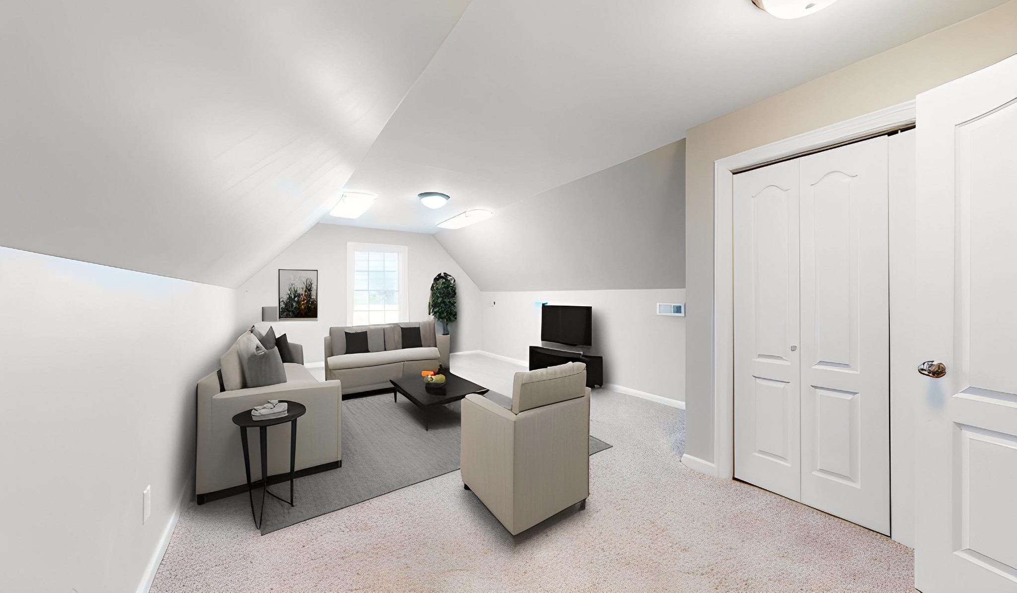 257 Conquest Road Murfreesboro, TN 37128 - Photo 28 of 44 a living room with furniture and a flat screen tv