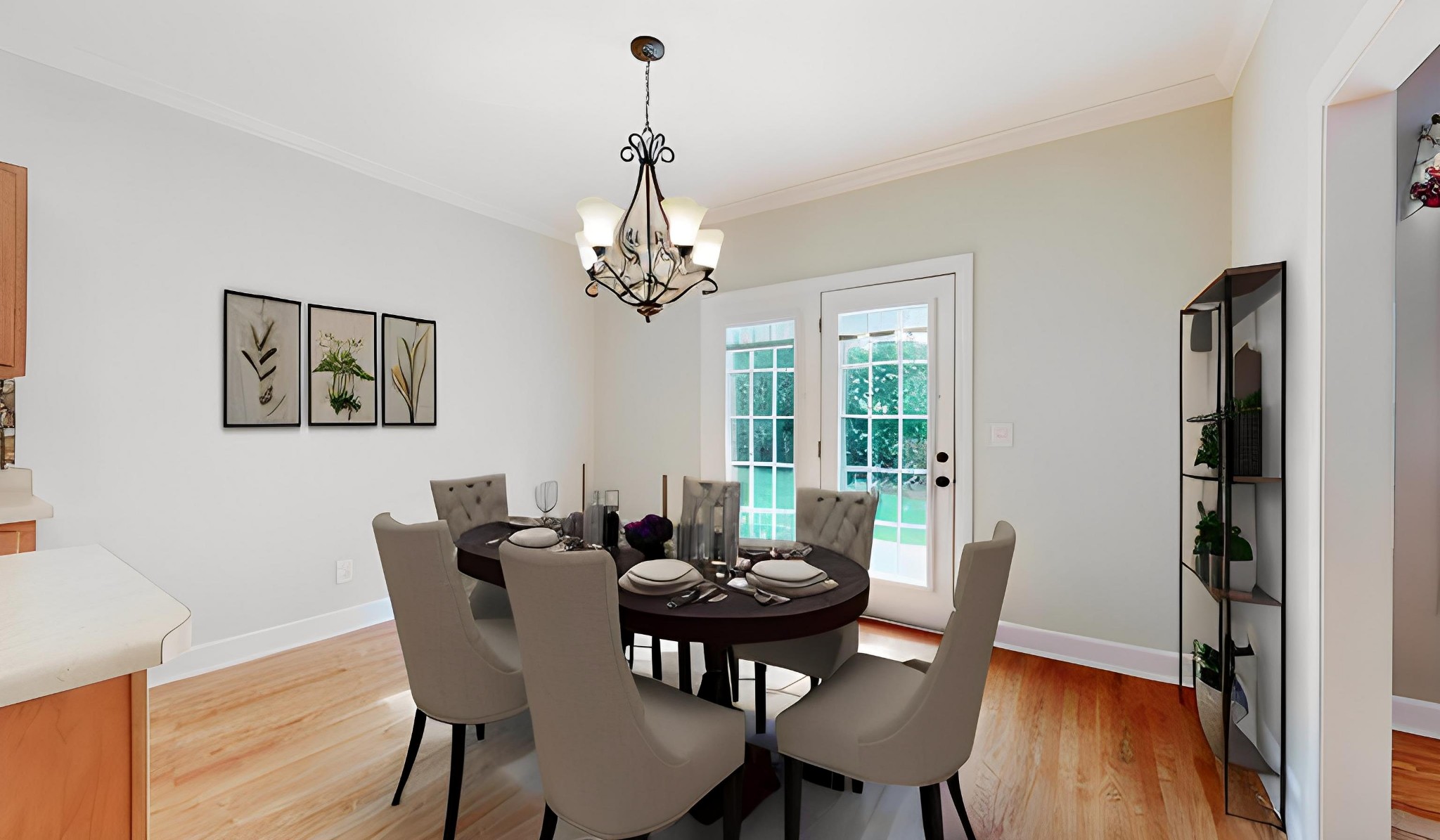 257 Conquest Road Murfreesboro, TN 37128 - Photo 8 of 44 a view of a dining room with furniture window and wooden floor