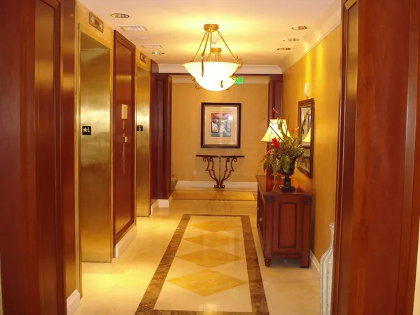 a spacious bathroom with a shower