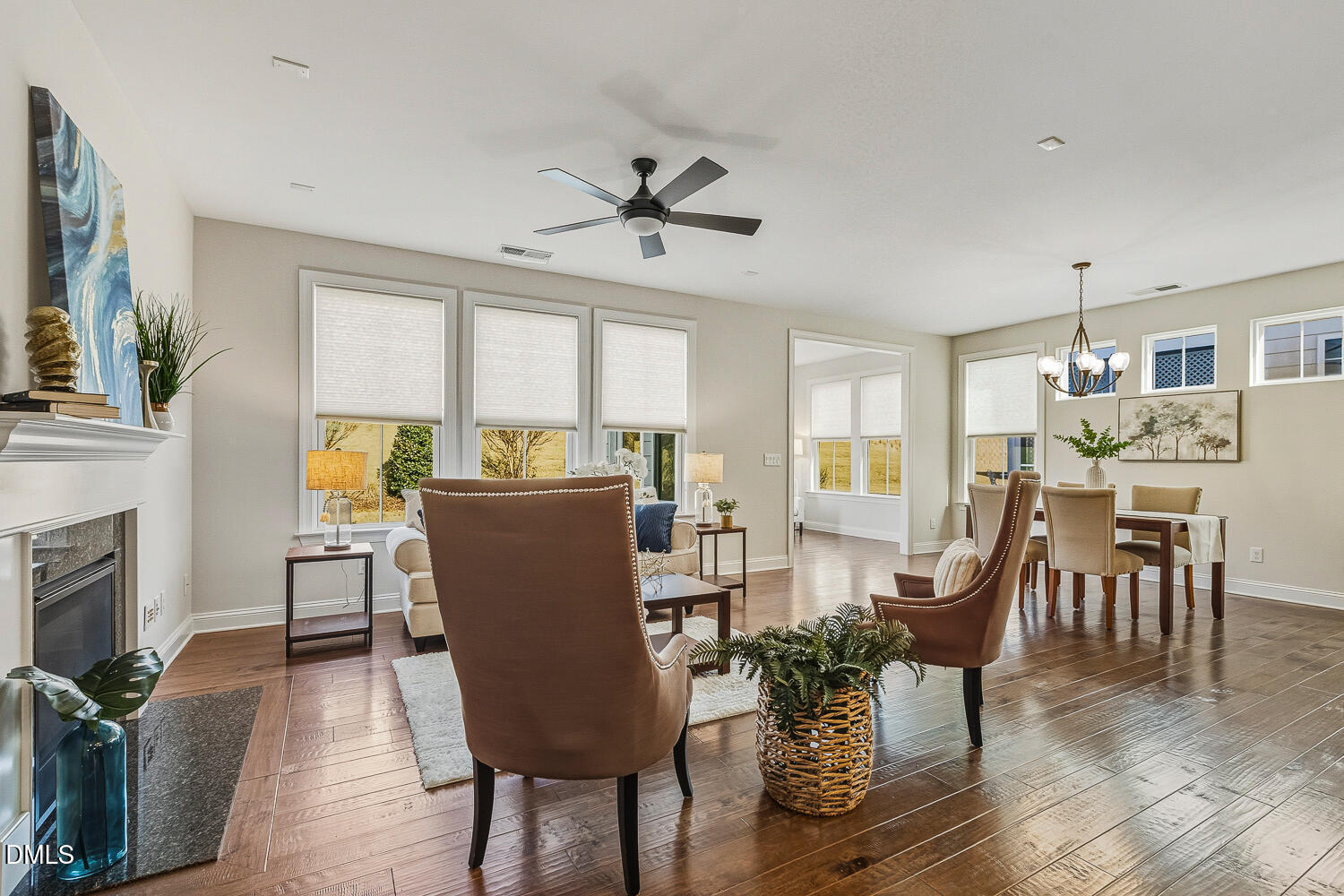 1025 Nickelby Street Durham, NC 27703 - Photo 17 of 71 a view of a dining room with furniture window and wooden floor