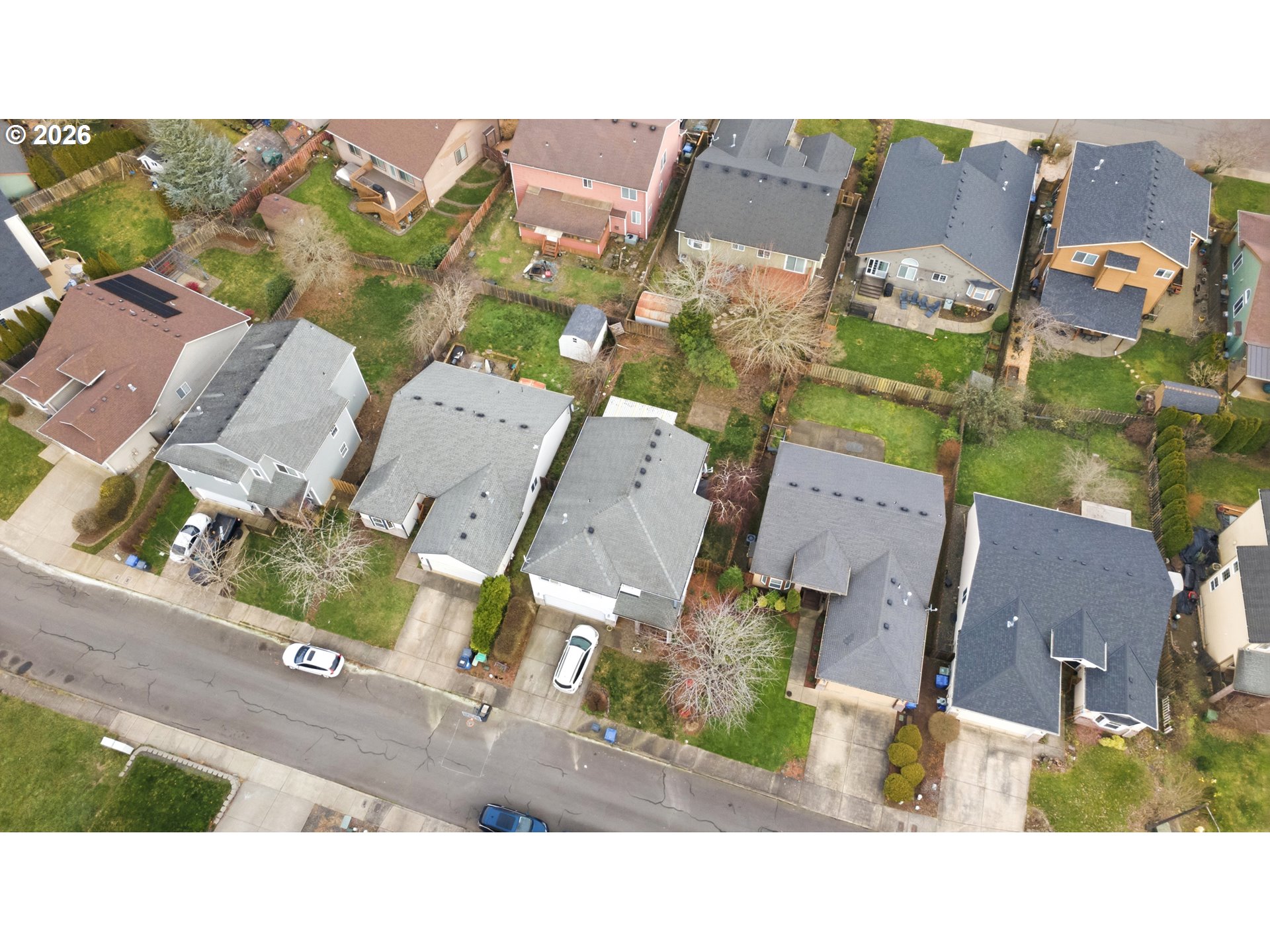 15852 Southeast Upman Way Damascus, OR 97089 - Photo 35 of 43 an aerial view of a house with a yard