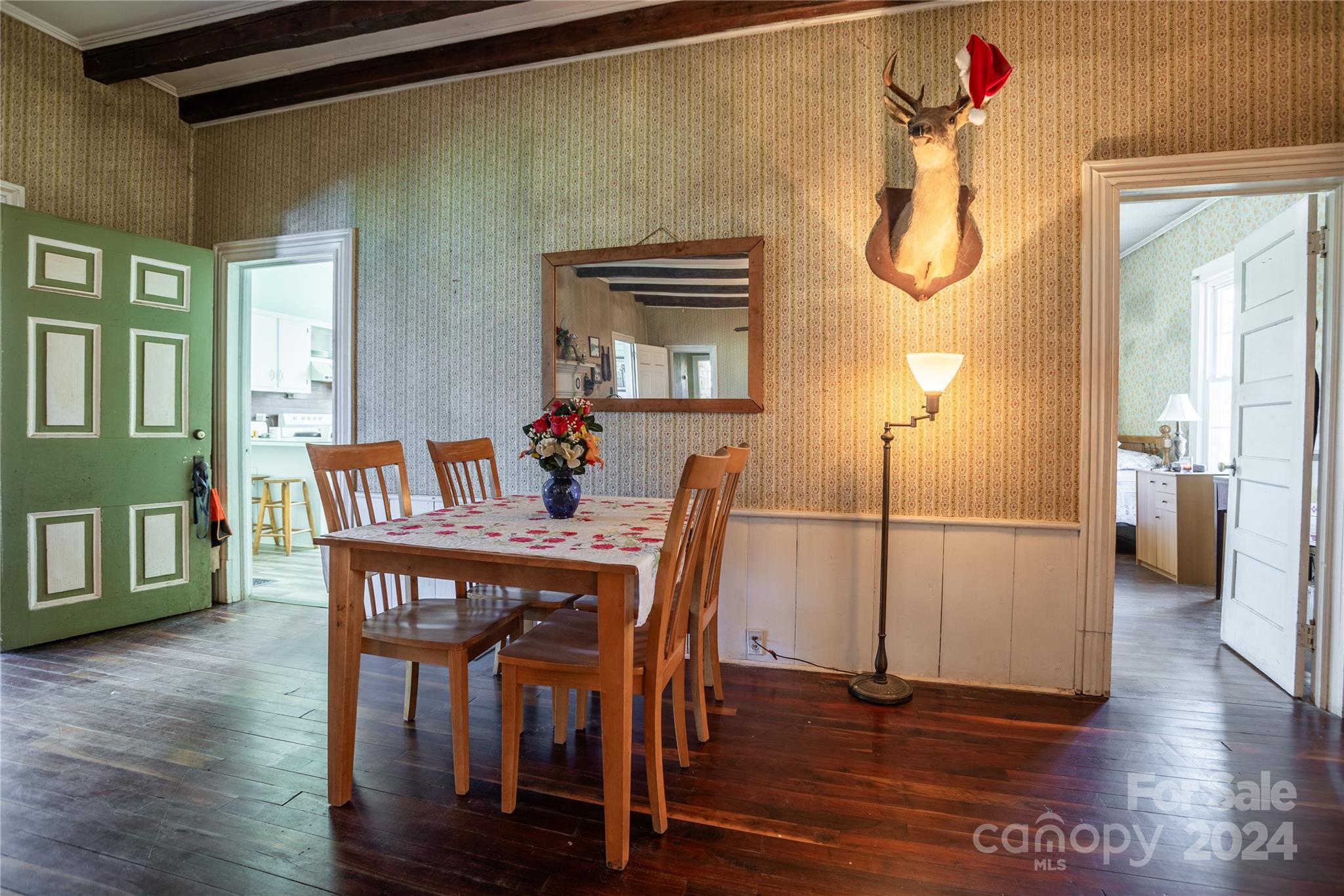 1347 Crossland Road Clover, SC 29710 - Photo 38 of 44 a dining room with furniture and wooden floor