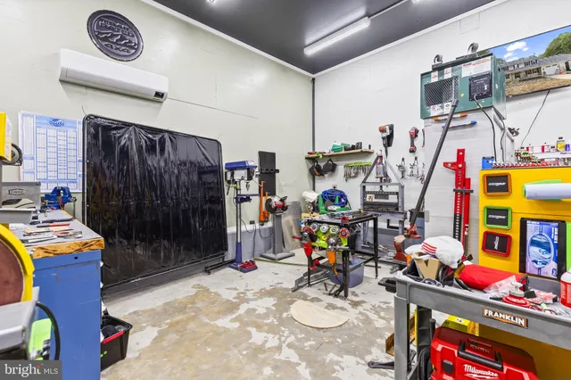 a view of storage and utility room