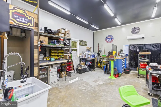 a view of storage and utility room