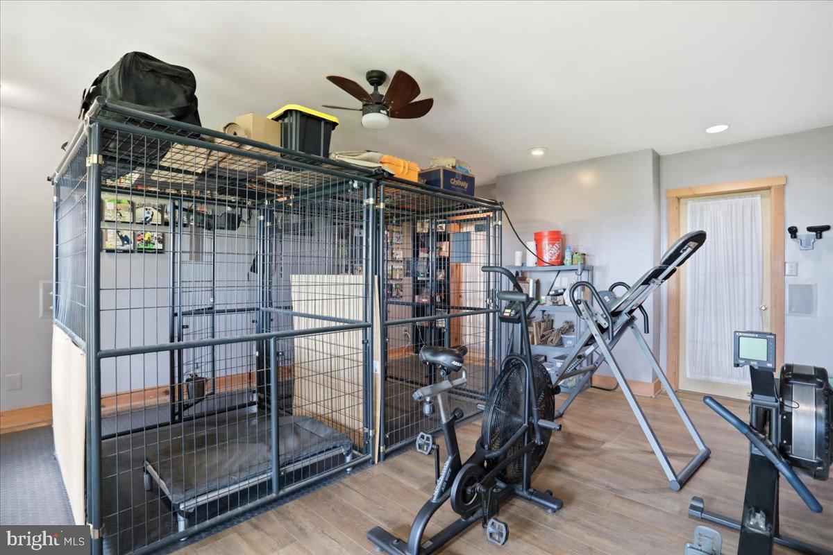 19897 Foresthill Road Bluemont, VA 20135 - Photo 37 of 39 a view of a room with gym equipment