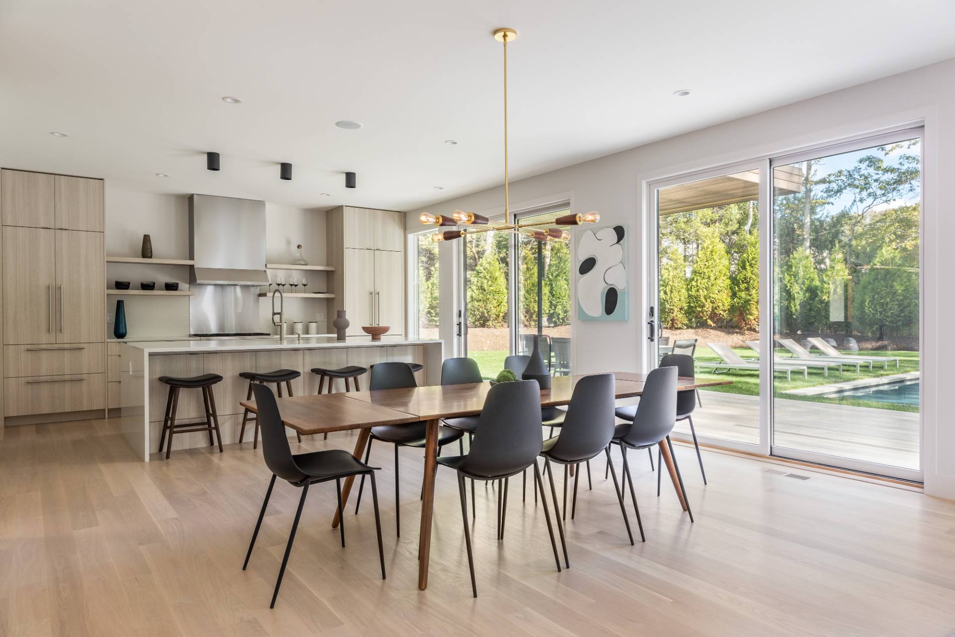 2 Semaphore Road East Hampton, NY 11937 - Photo 12 of 37 a view of a dining room with furniture window and outside view