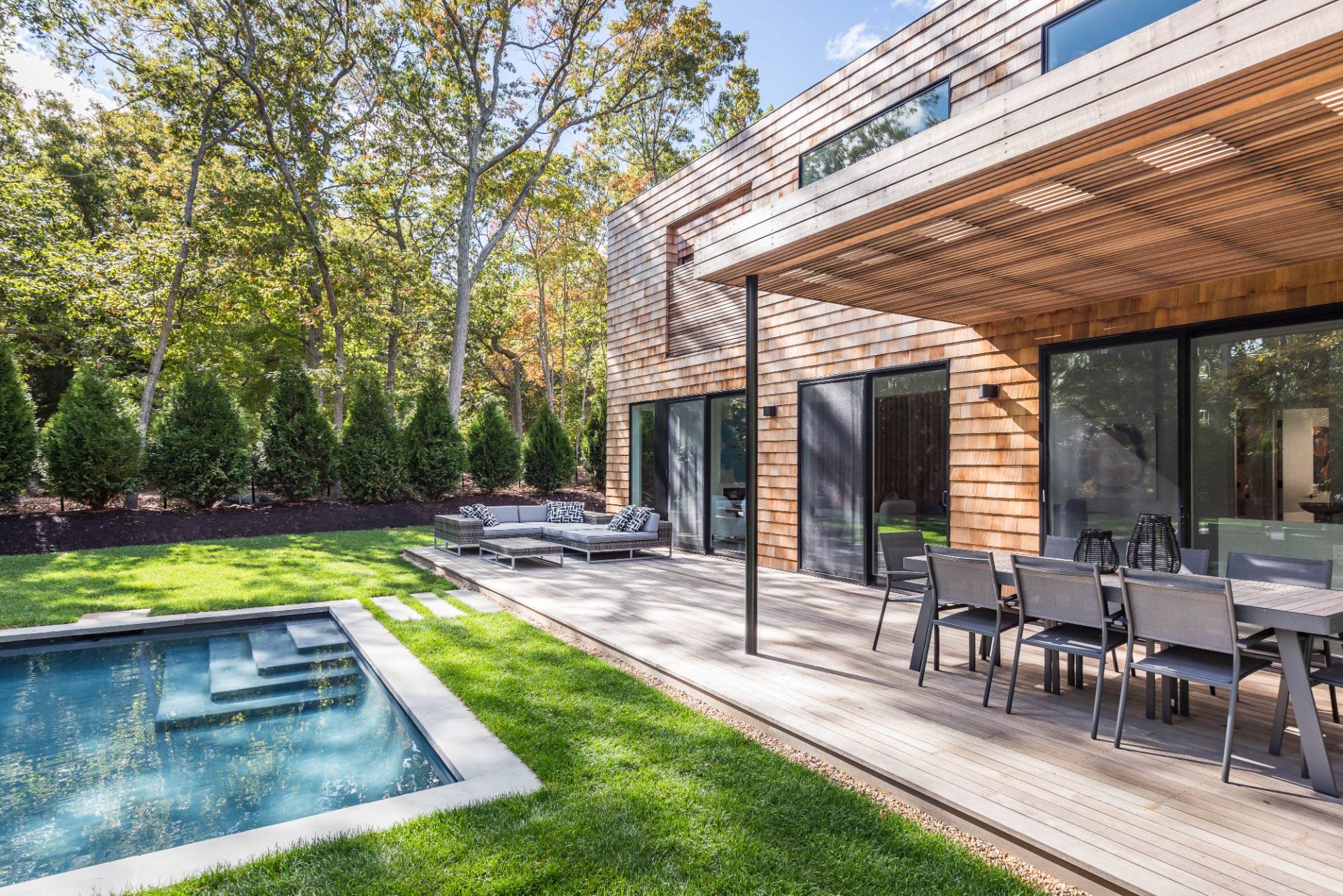 2 Semaphore Road East Hampton, NY 11937 - Photo 4 of 37 a view of a house with backyard and sitting area
