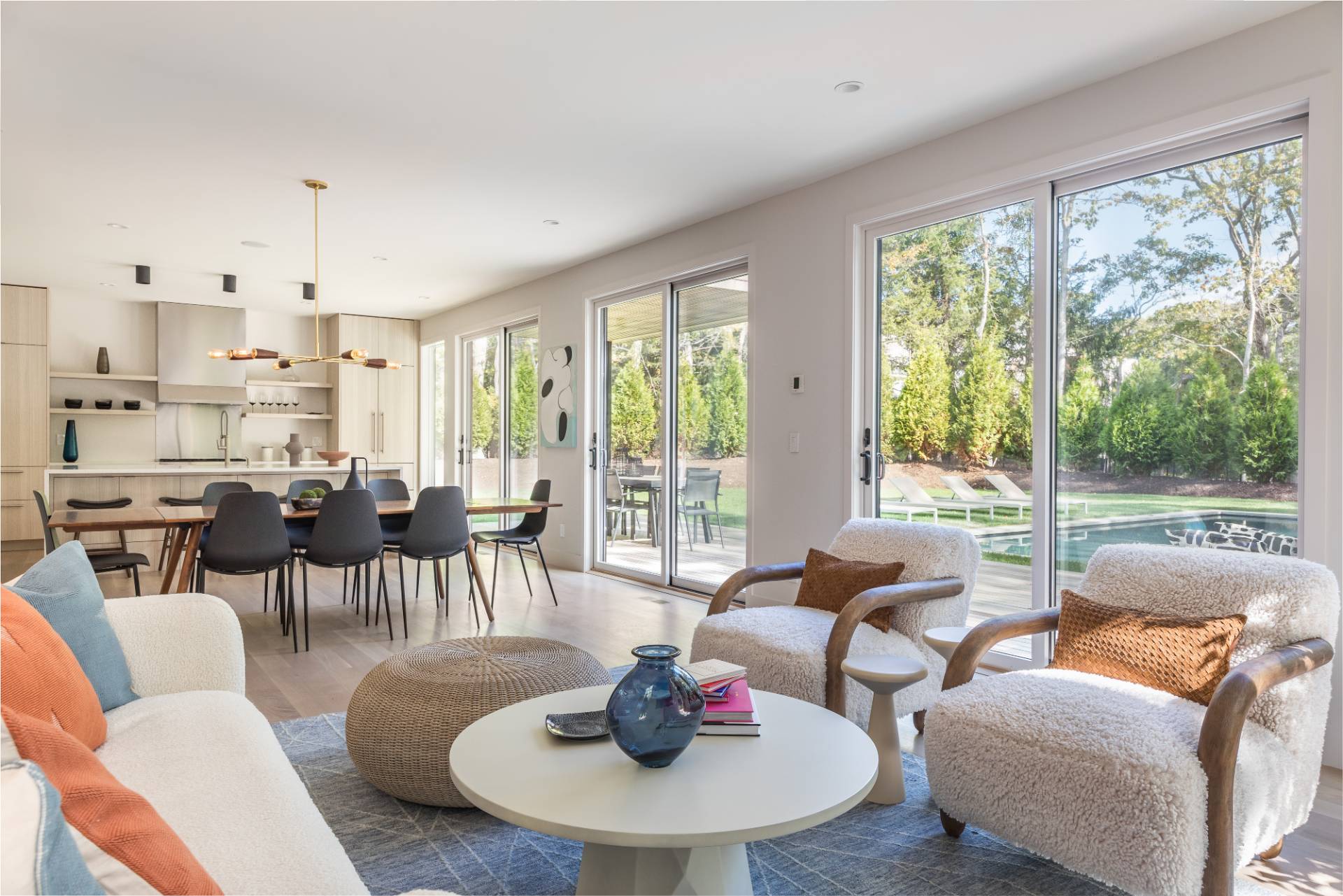 2 Semaphore Road East Hampton, NY 11937 - Photo 9 of 37 a living room with furniture and a large window