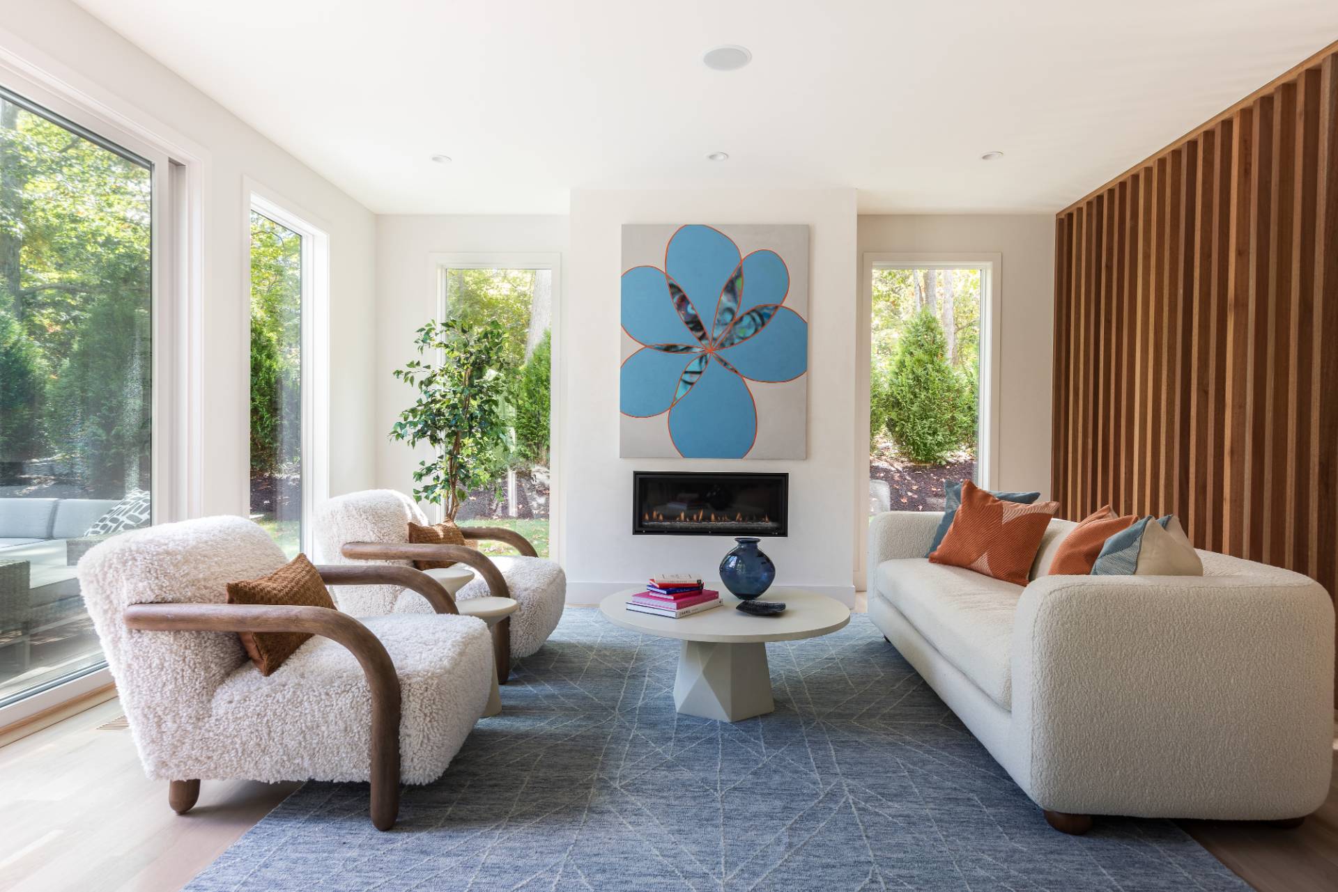2 Semaphore Road East Hampton, NY 11937 - Photo 10 of 37 a living room with furniture and a large window