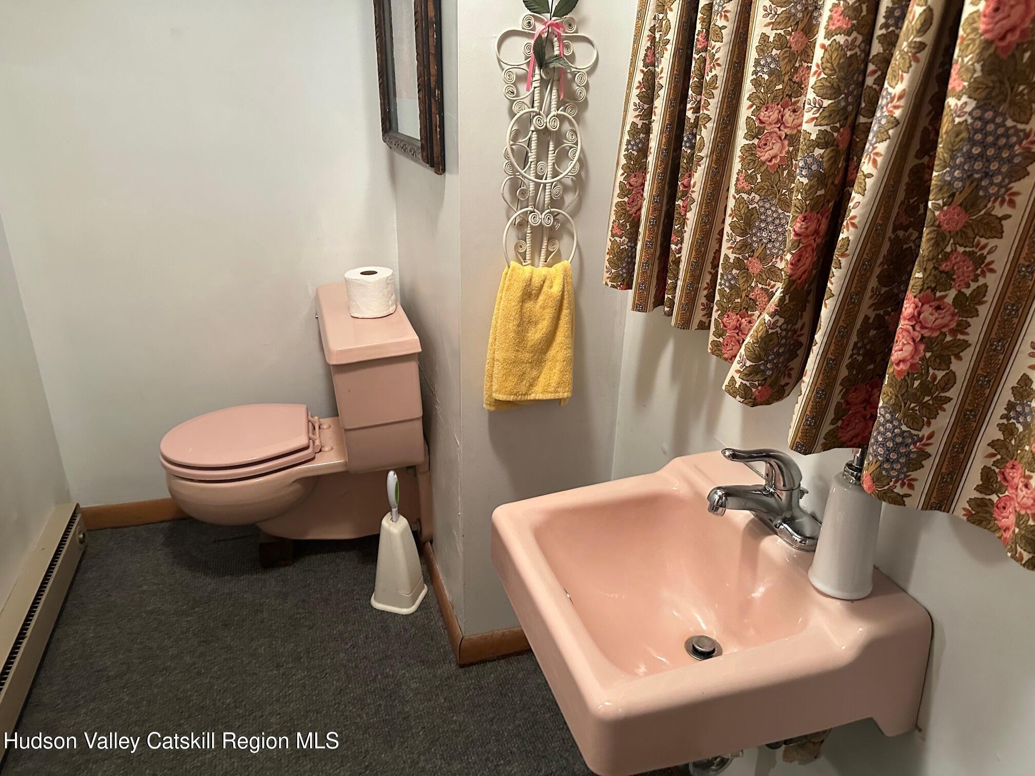 86 Pine Bush Road Stone Ridge, NY 12484 - Photo 19 of 30 a bathroom with a sink and toilet