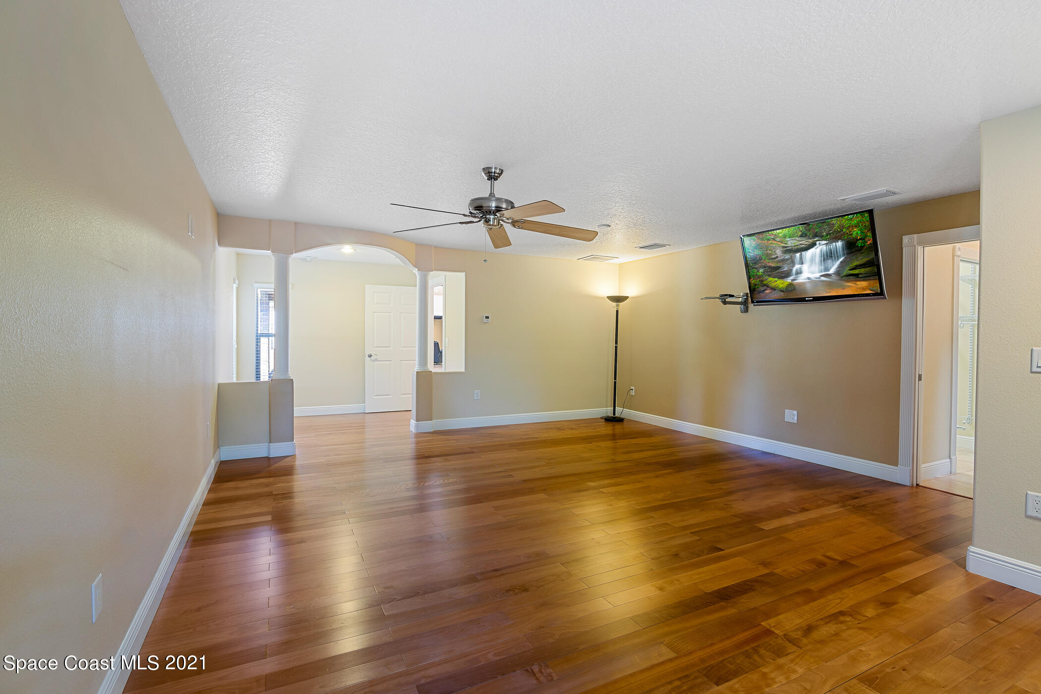 1390 Friday Road Cocoa, FL 32926 - Photo 43 of 69 a view of a livingroom with wooden floor