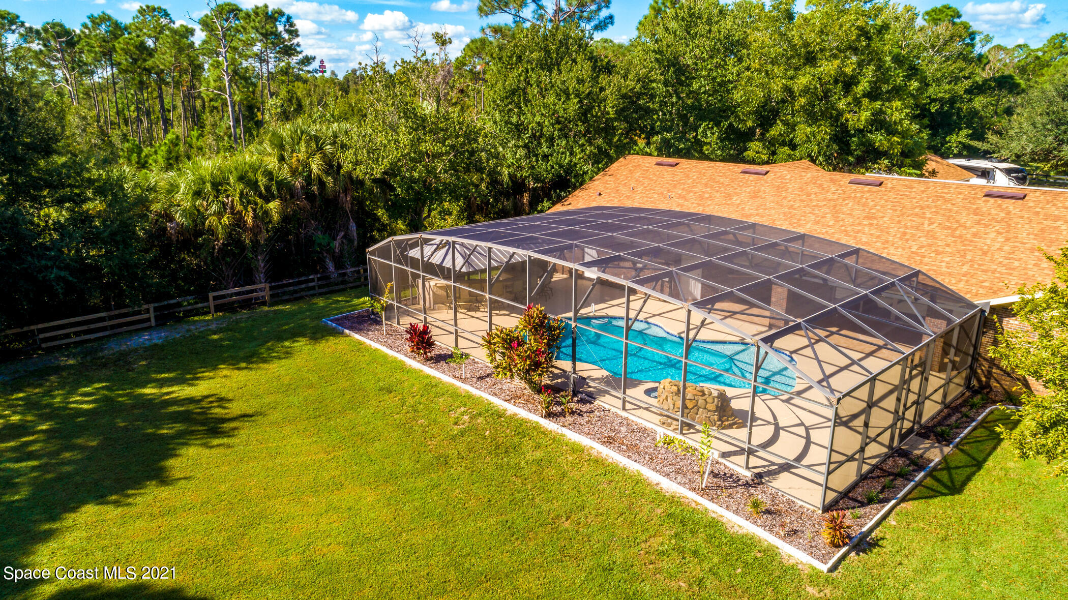 1390 Friday Road Cocoa, FL 32926 - Photo 52 of 69 a view of swimming pool with a patio