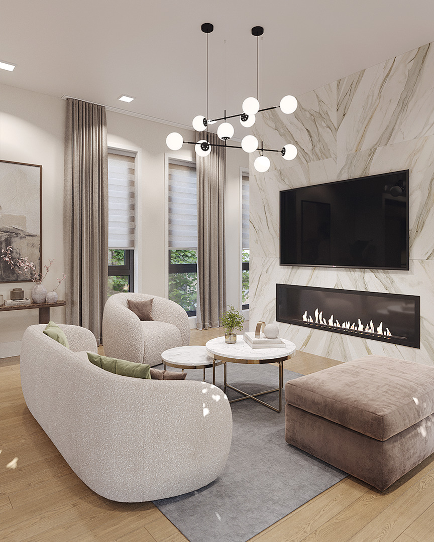 1900 West Cortland Street Chicago, IL 60622 - Photo 6 of 9 a living room with furniture and a flat screen tv