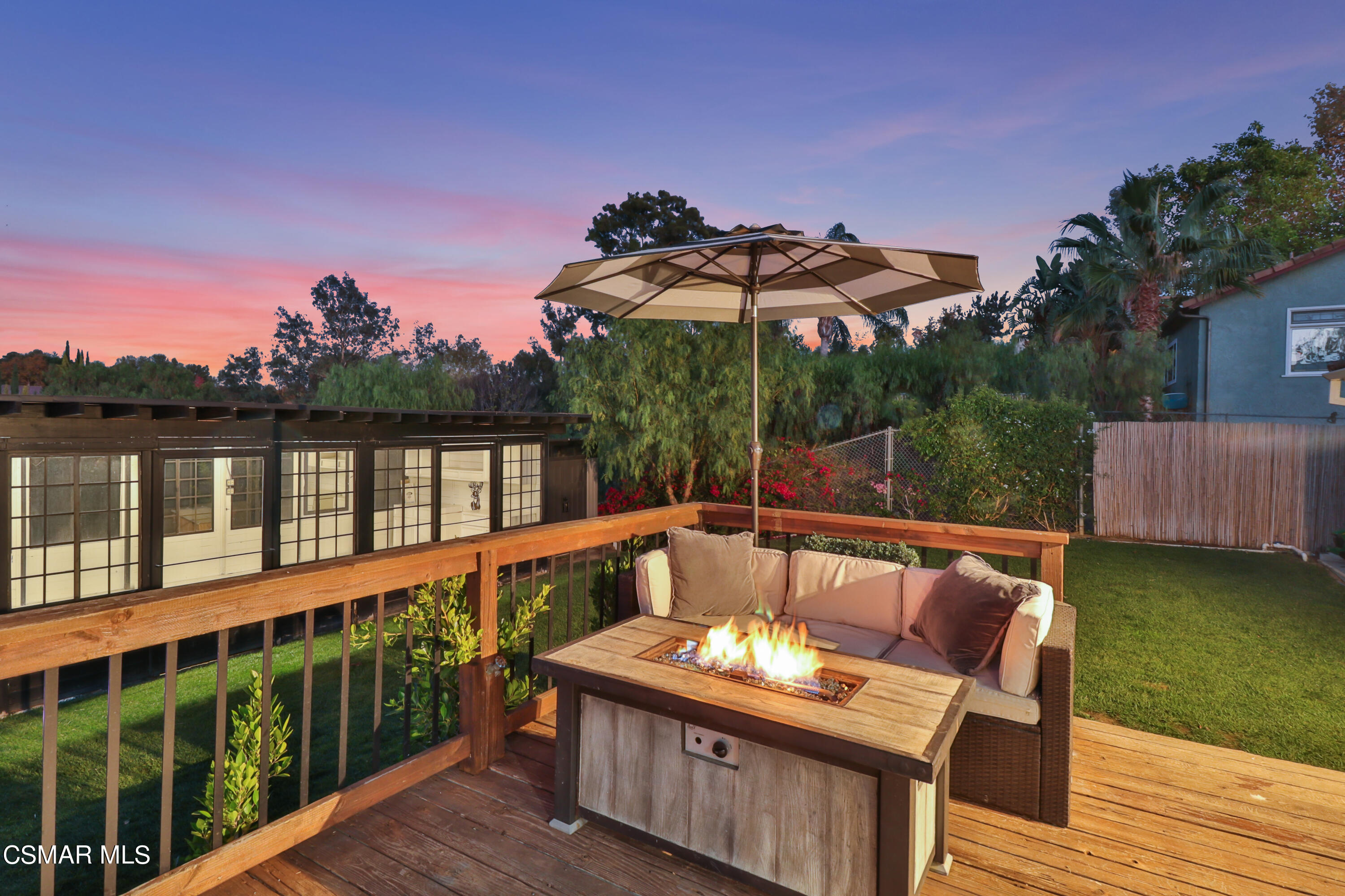 1193 Nonchalant Drive Simi Valley, CA 93065 - Photo 7 of 82 a view of a balcony with two chairs and a table