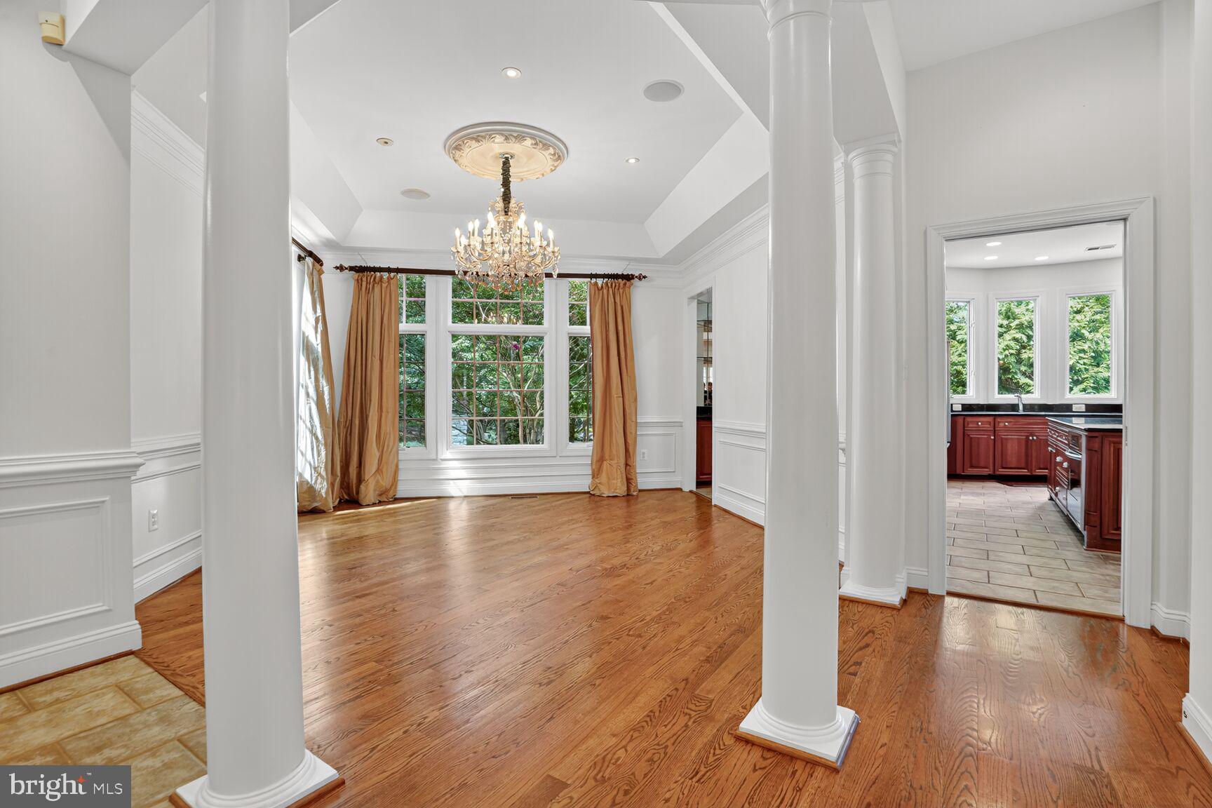 3950 27th Road North Arlington, VA 22207 - Photo 17 of 86 Formal Dining room with antique chandelier
