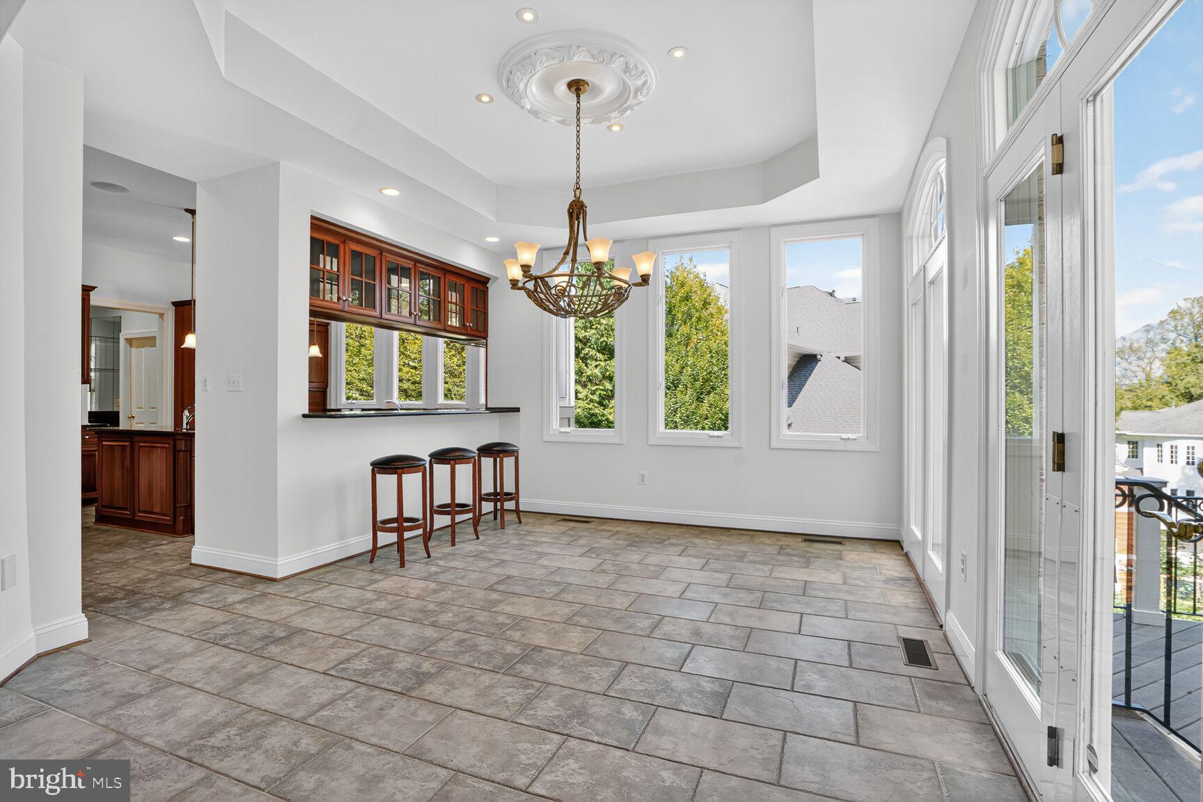 3950 27th Road North Arlington, VA 22207 - Photo 25 of 86 Breakfast/sunroom w/ tile floor & plenty of space