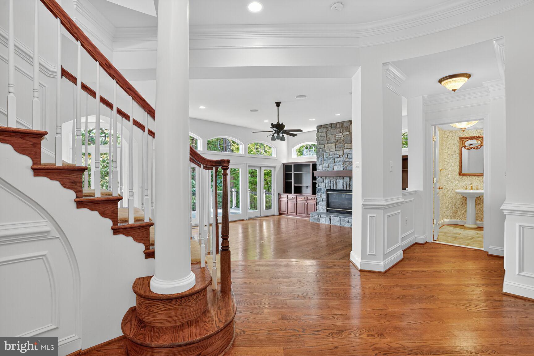 3950 27th Road North Arlington, VA 22207 - Photo 31 of 86 Stairs to second level from foyer
