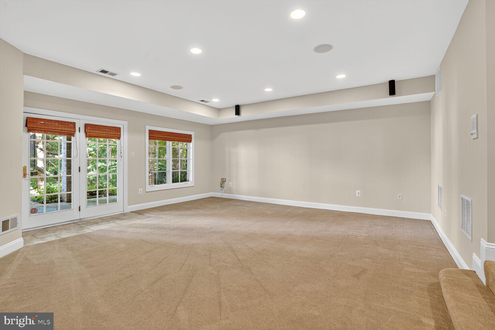 3950 27th Road North Arlington, VA 22207 - Photo 52 of 86 Lower level rec room w/ windows & recessed lights