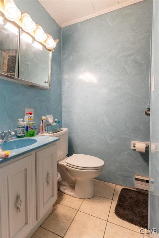 4002 Chew Street Allentown, PA 18104 - Photo 12 of 27 a bathroom with a toilet a sink and a mirror
