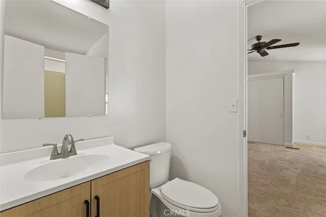 a view of a big room with closet in it